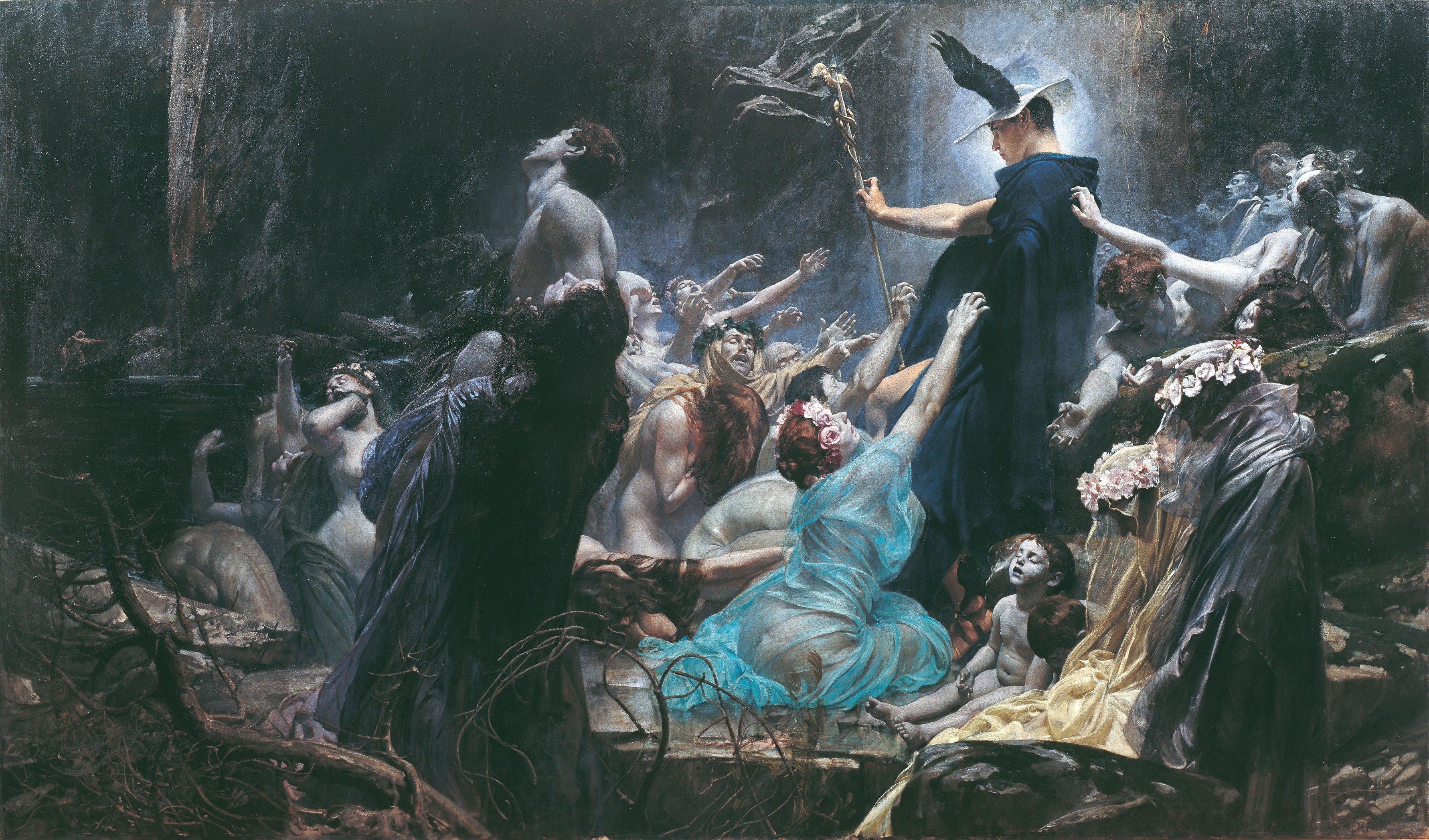 Souls on the Banks of the Acheron by Adolf Hirémy-Hirschl