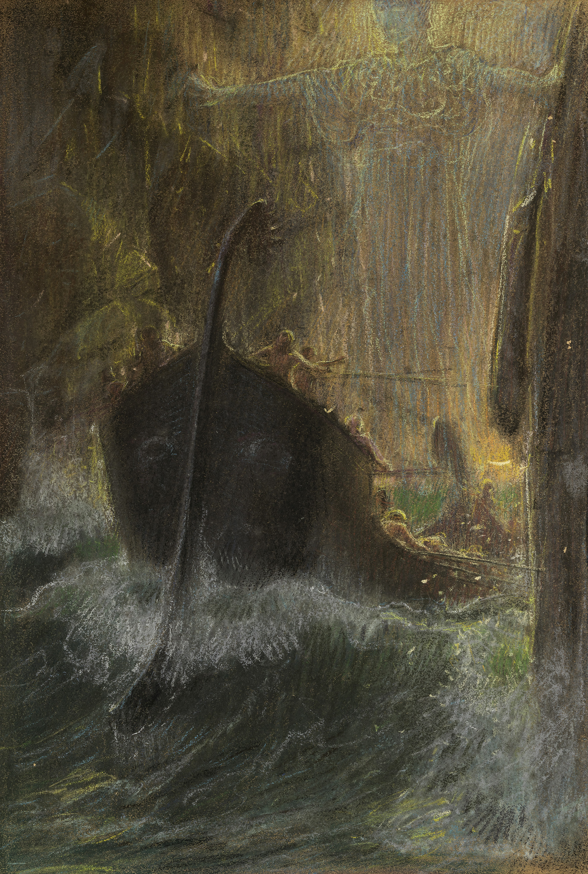 Between Scylla and Charybdis by Adolf Hirémy-Hirschl