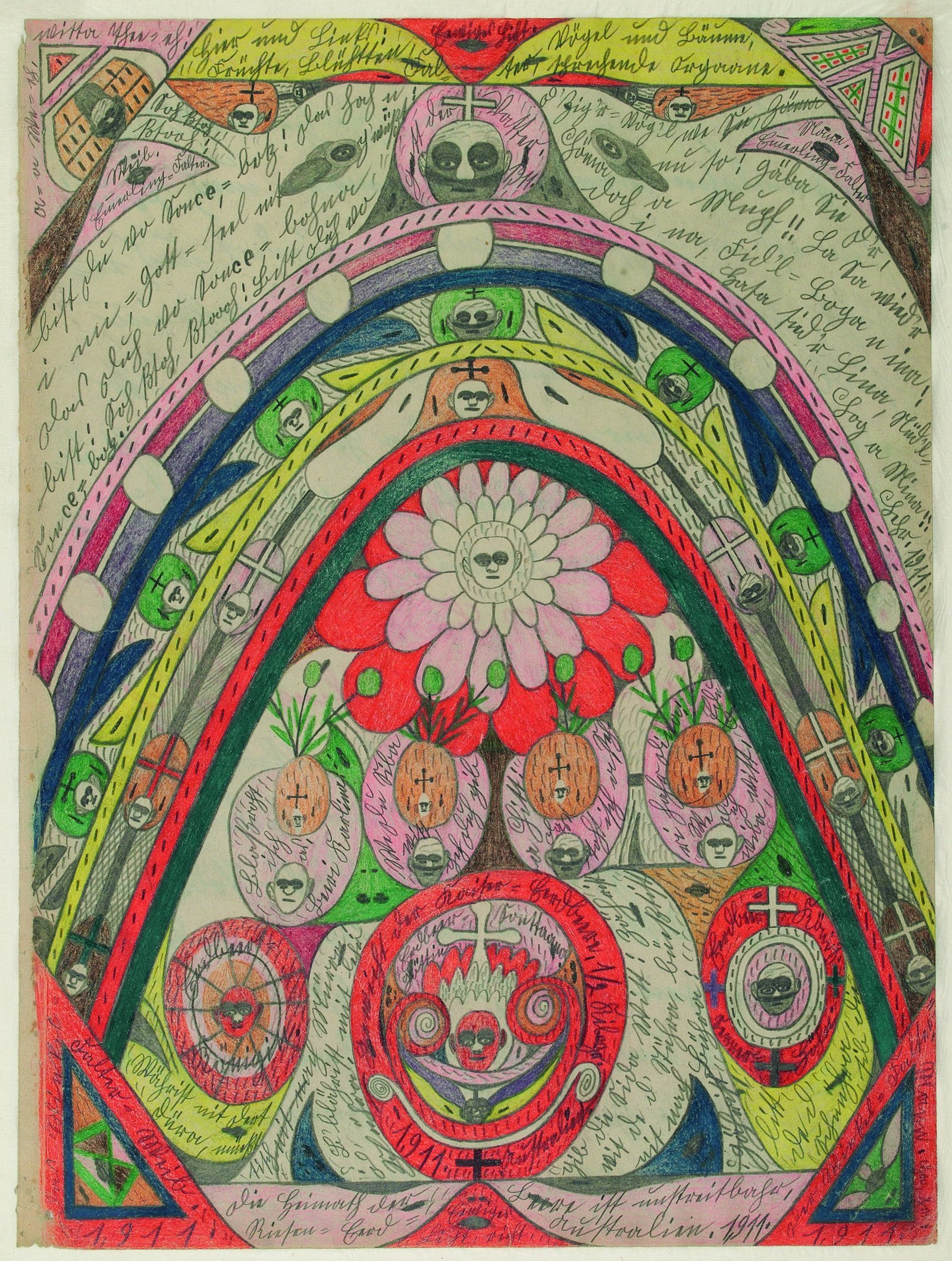 Australia is without Doubt the Habitat of the Giant Strawberry by Adolf Wölfli