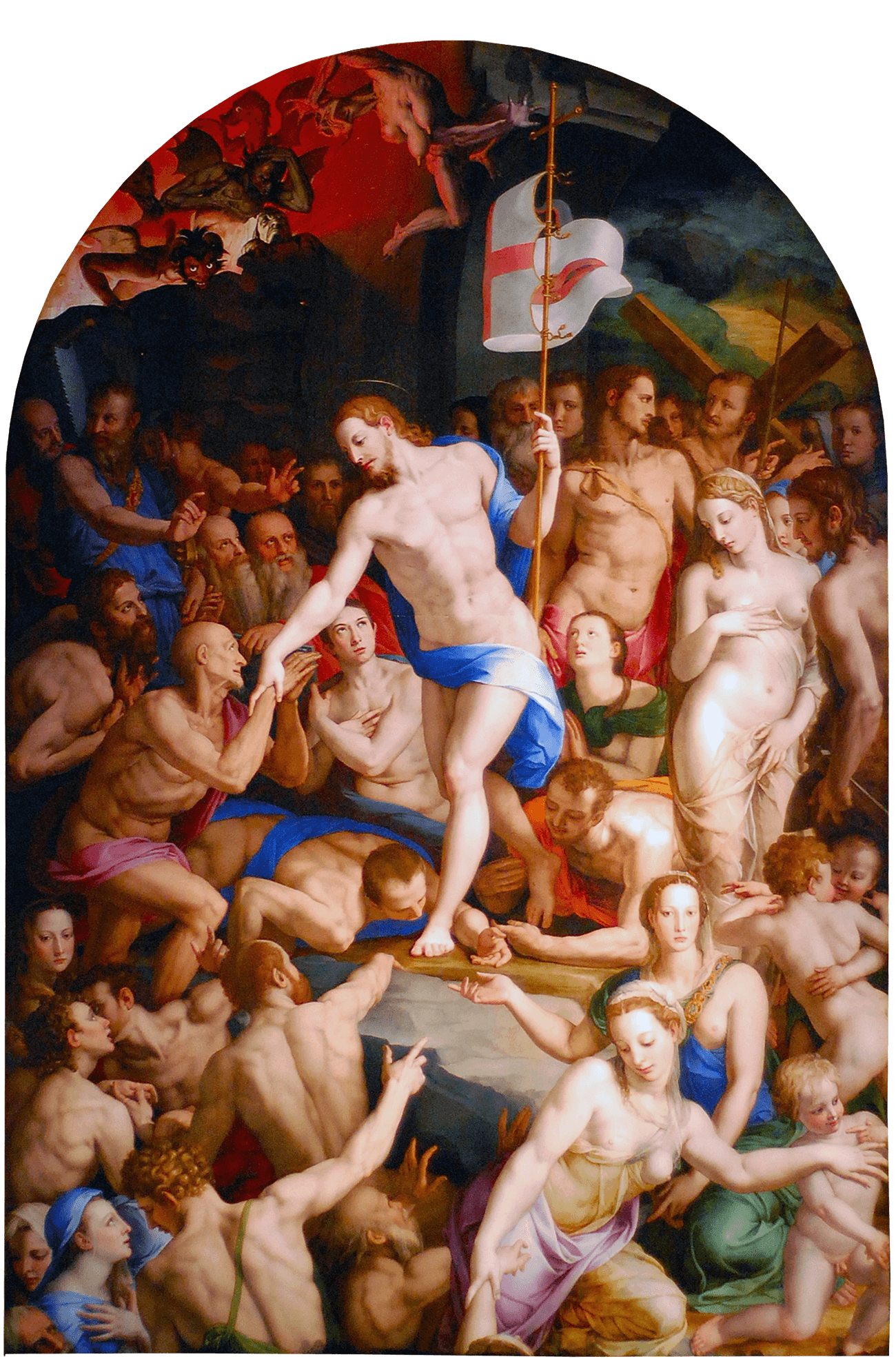 Descent of Christ Into Limbo by Agnolo Bronzino