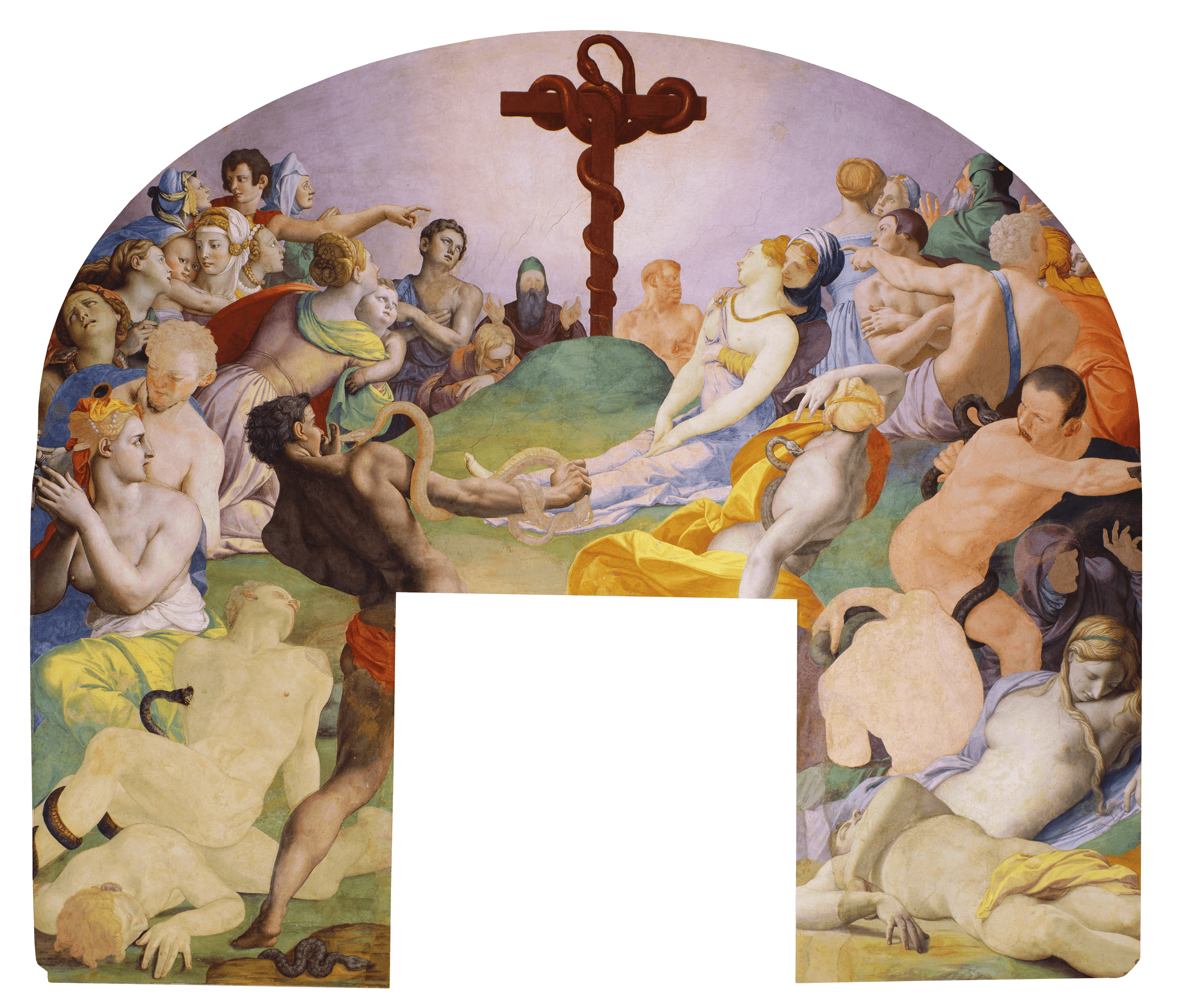 The Adoration of the Bronze Snake by Agnolo Bronzino