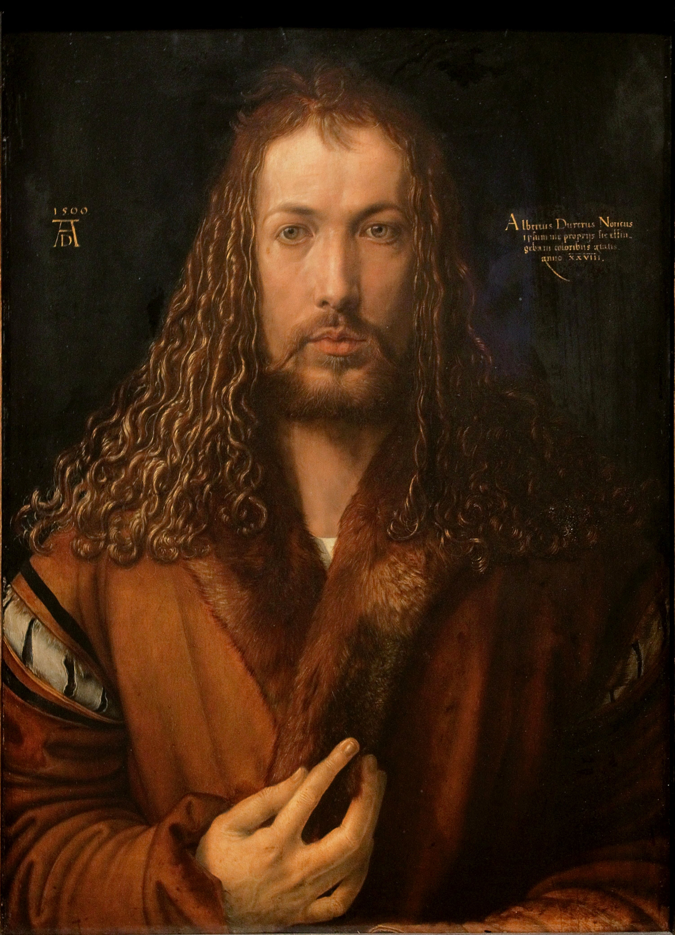 Self-portrait at age 28 by Albrecht Dürer