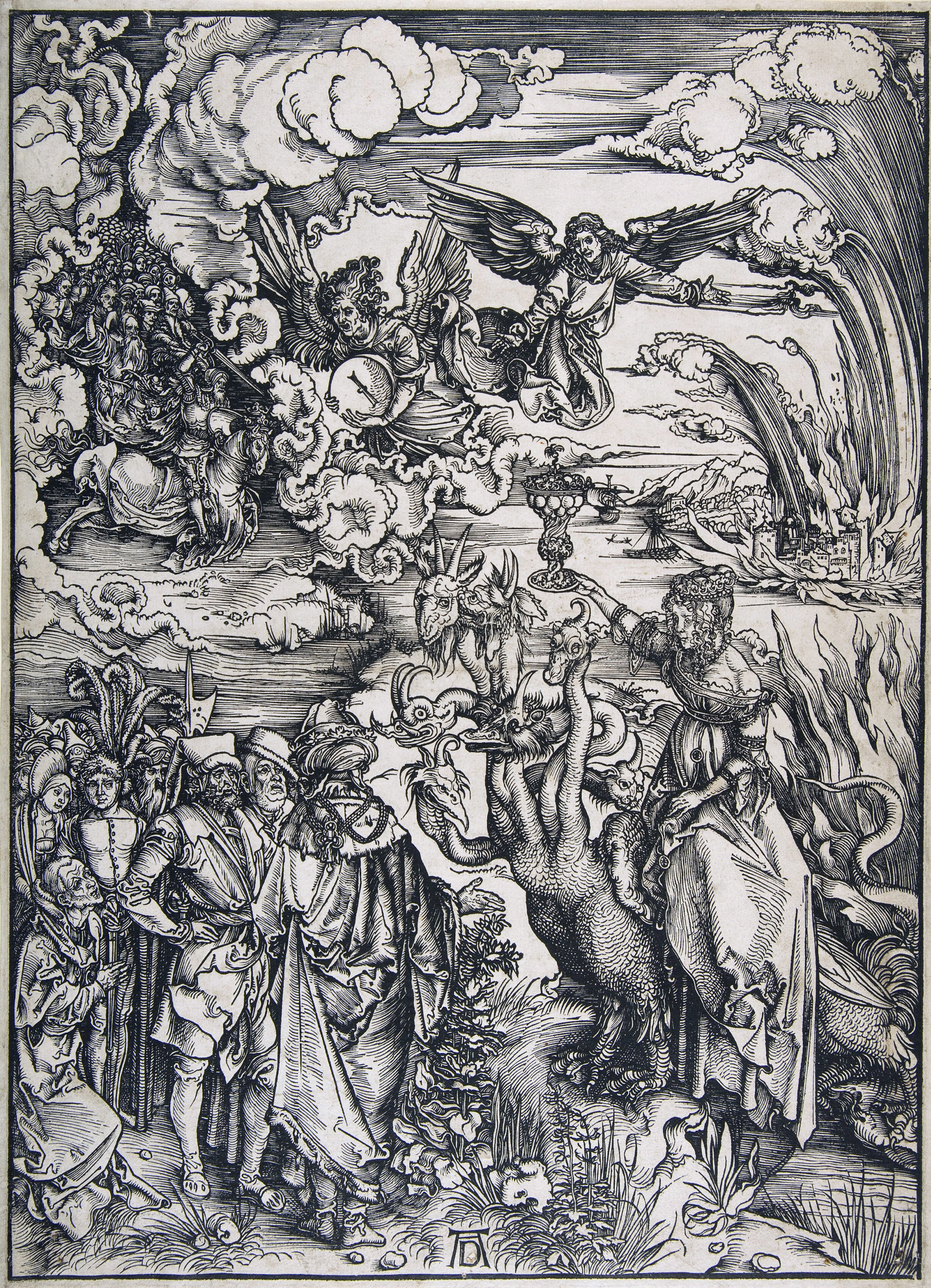 The Apocalypse — The Whore of Babylon by Albrecht Dürer
