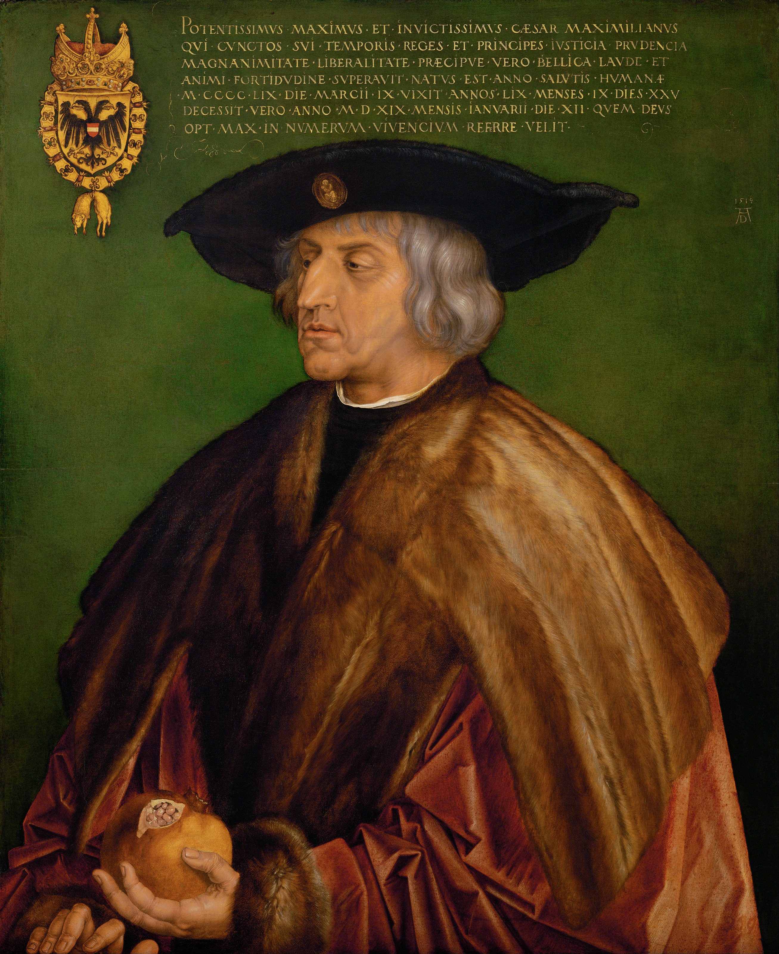 Portrait of Maximilian I by Albrecht Dürer