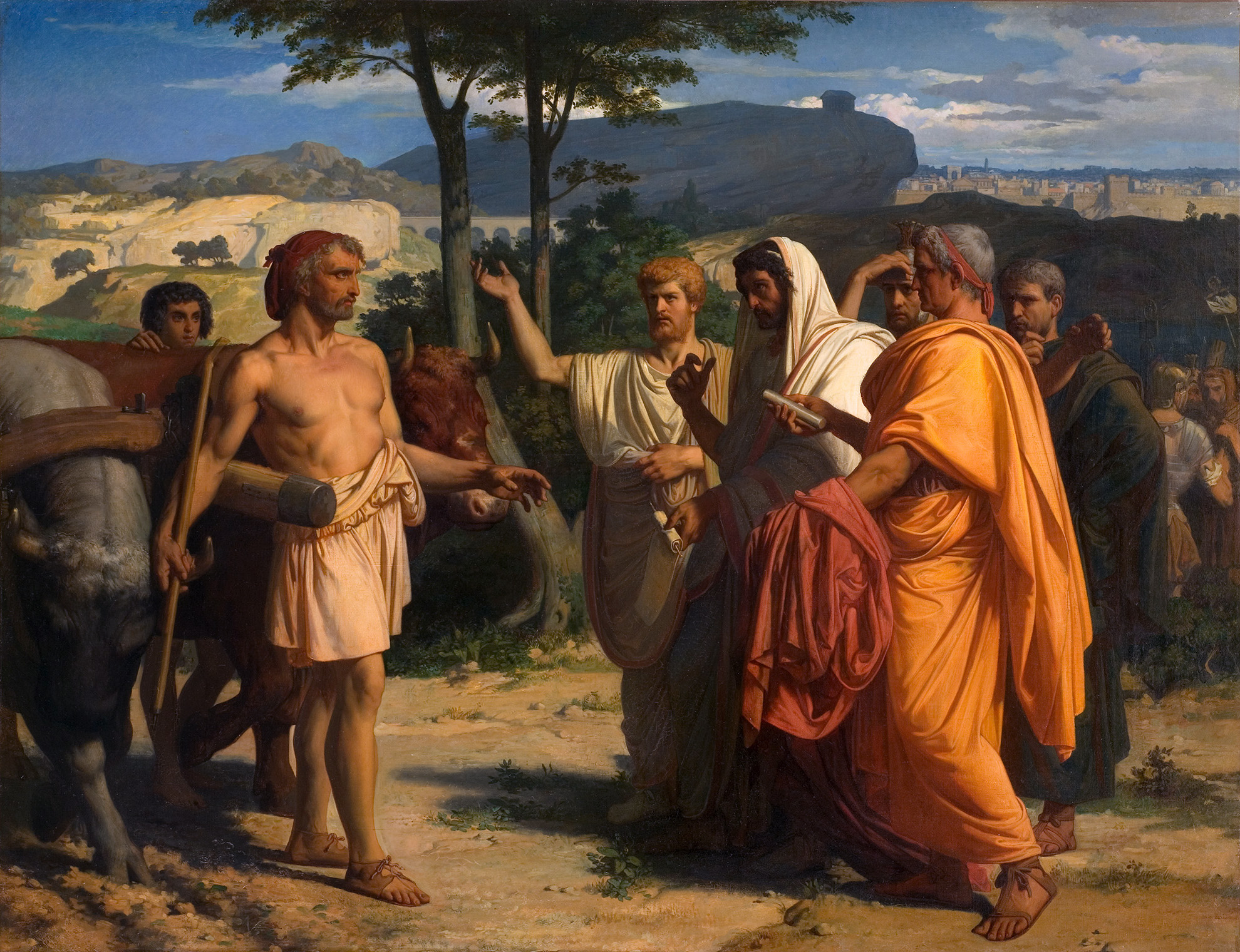 Cincinnatus Receiving Deputies of the Senate by Alexandre Cabanel