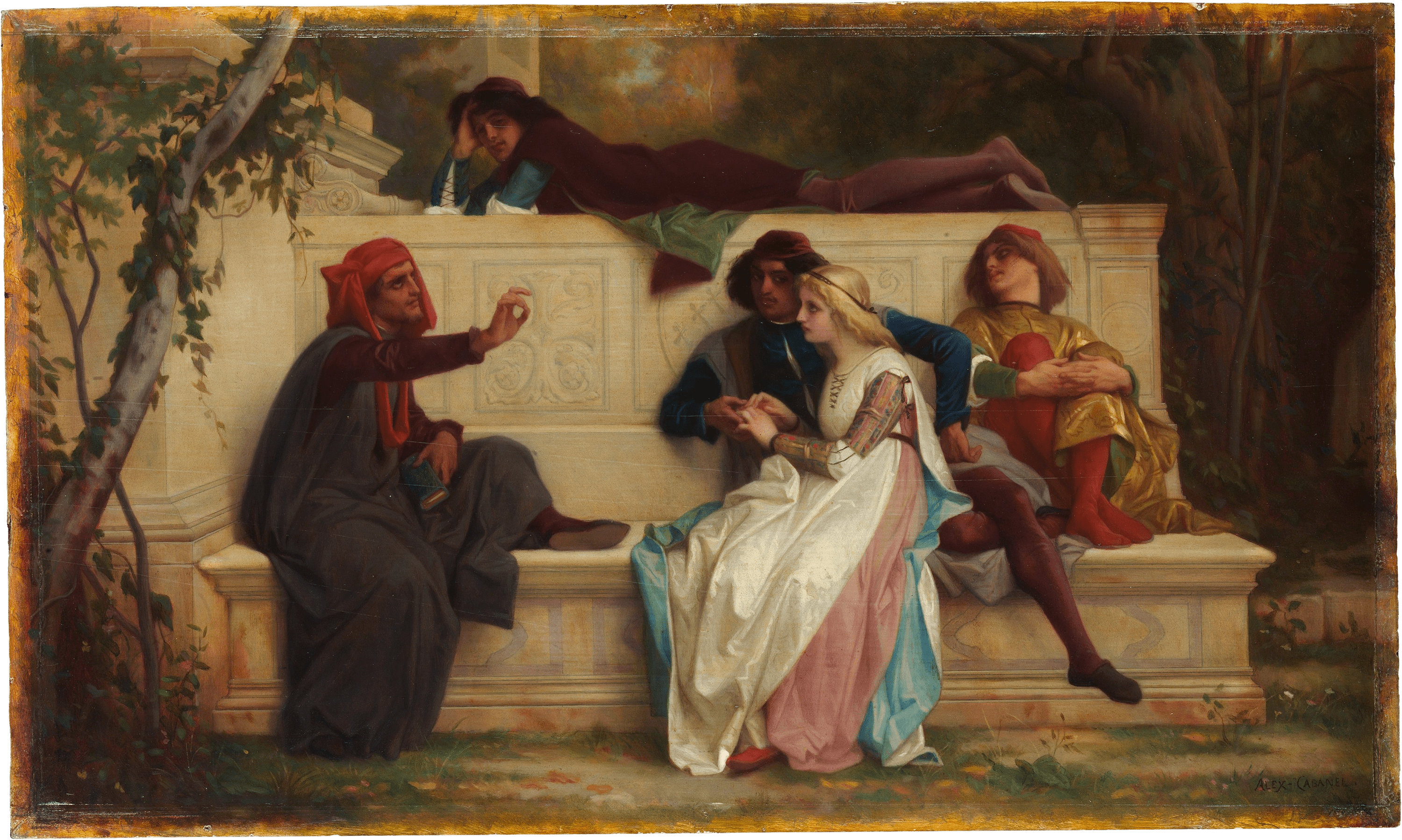Florentine Poet by Alexandre Cabanel