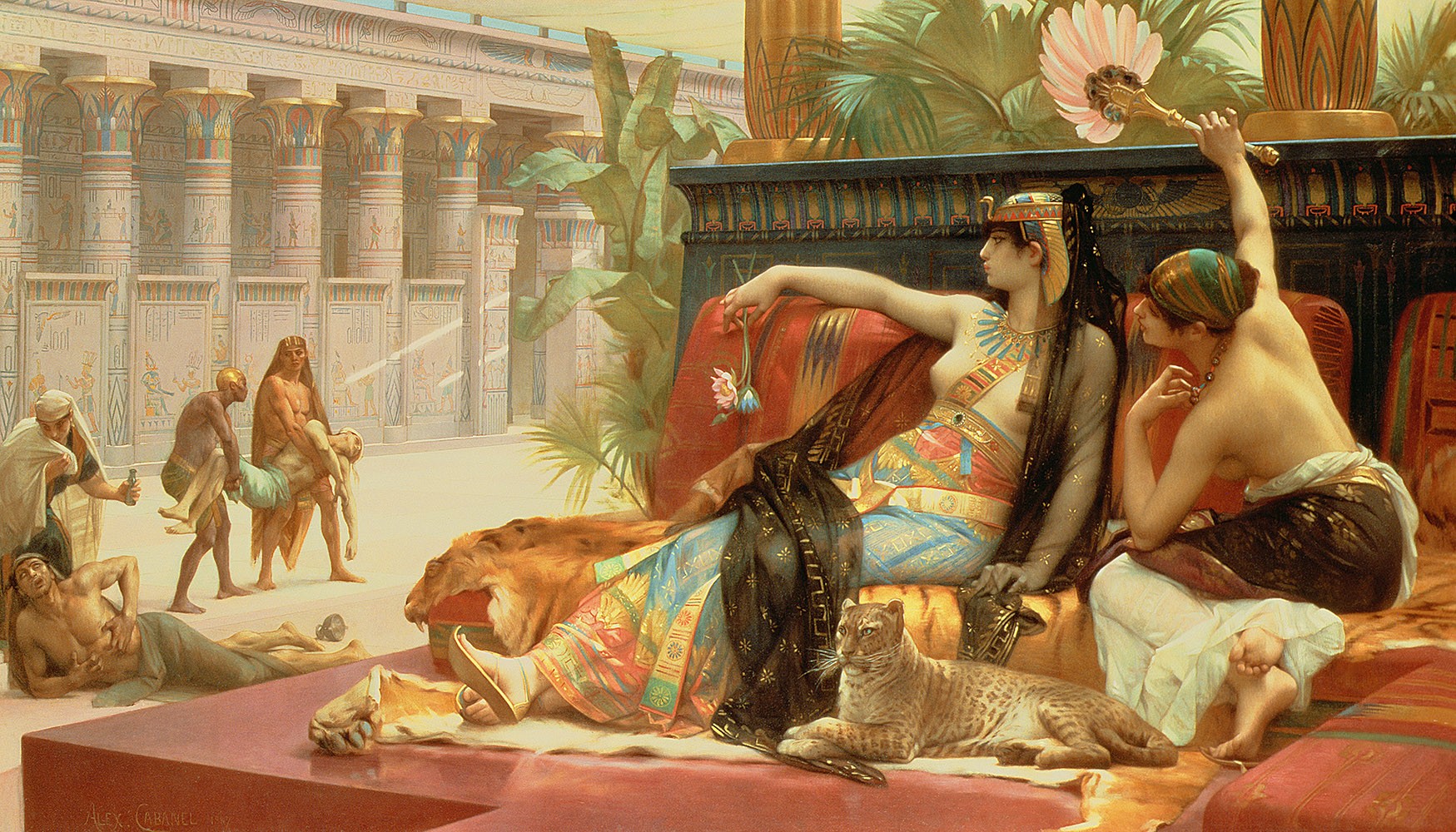 Cleopatra Testing Poisons on Condemned Prisoners by Alexandre Cabanel