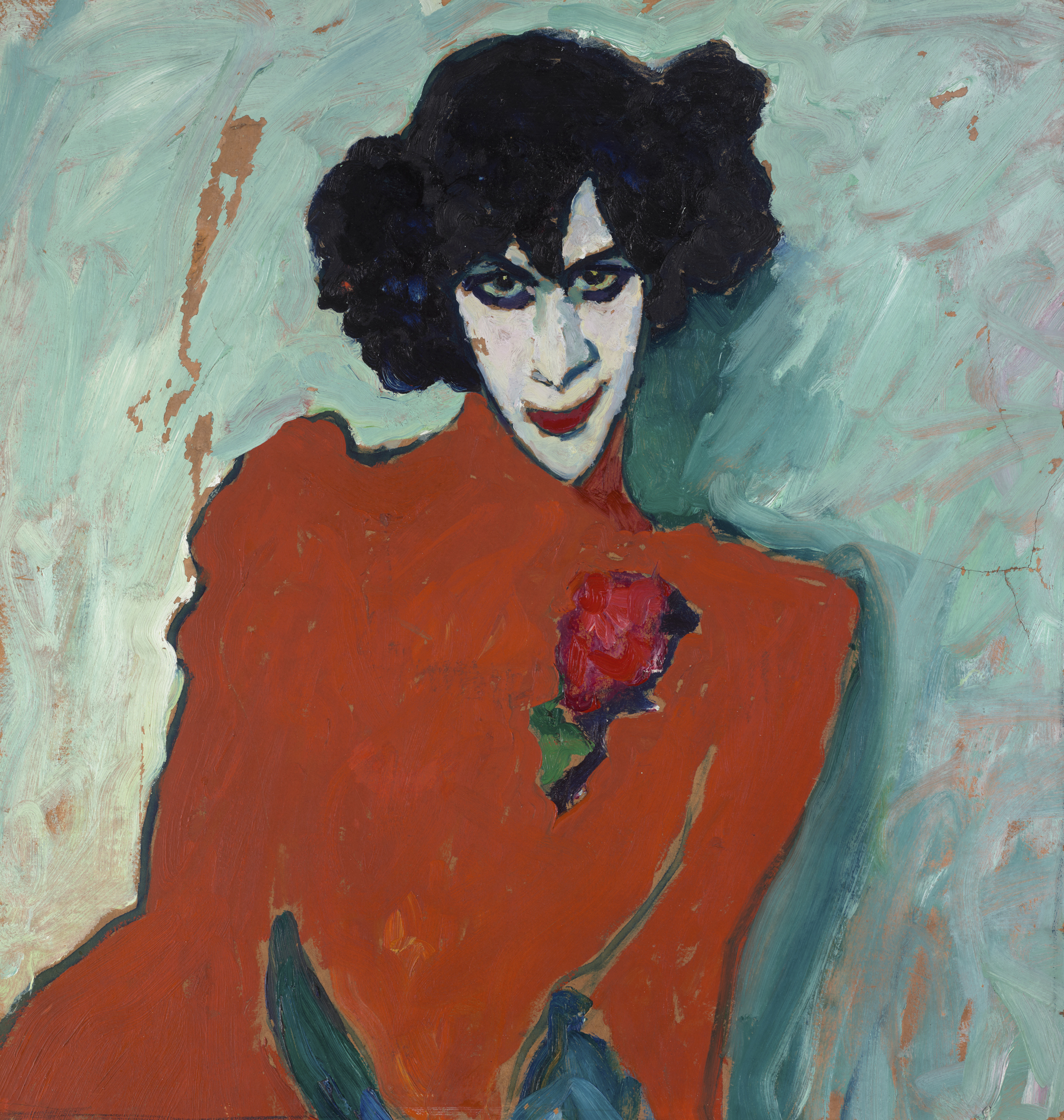 Portrait of Alexander Sakharoff by Alexej Von Jawlensky