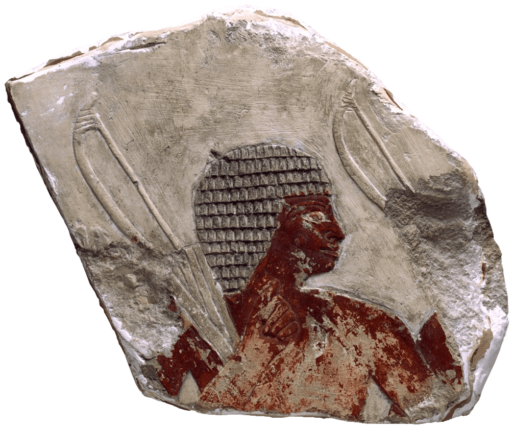 Head of Man with Bows by Ancient Egypt