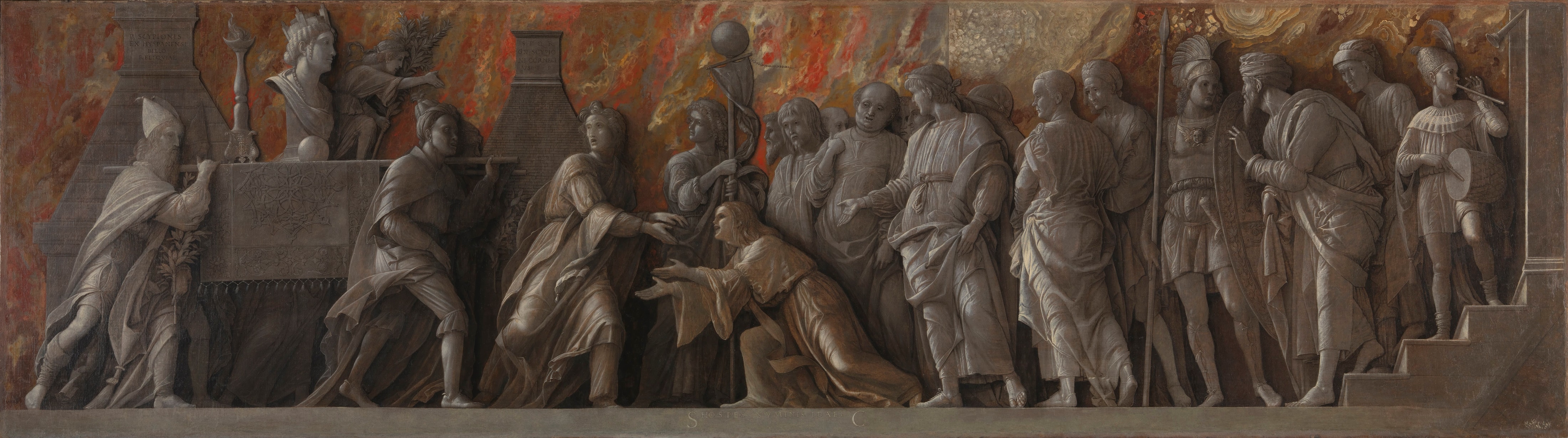 Introduction of the Cult of Cybele in Rome by Andrea Mantegna