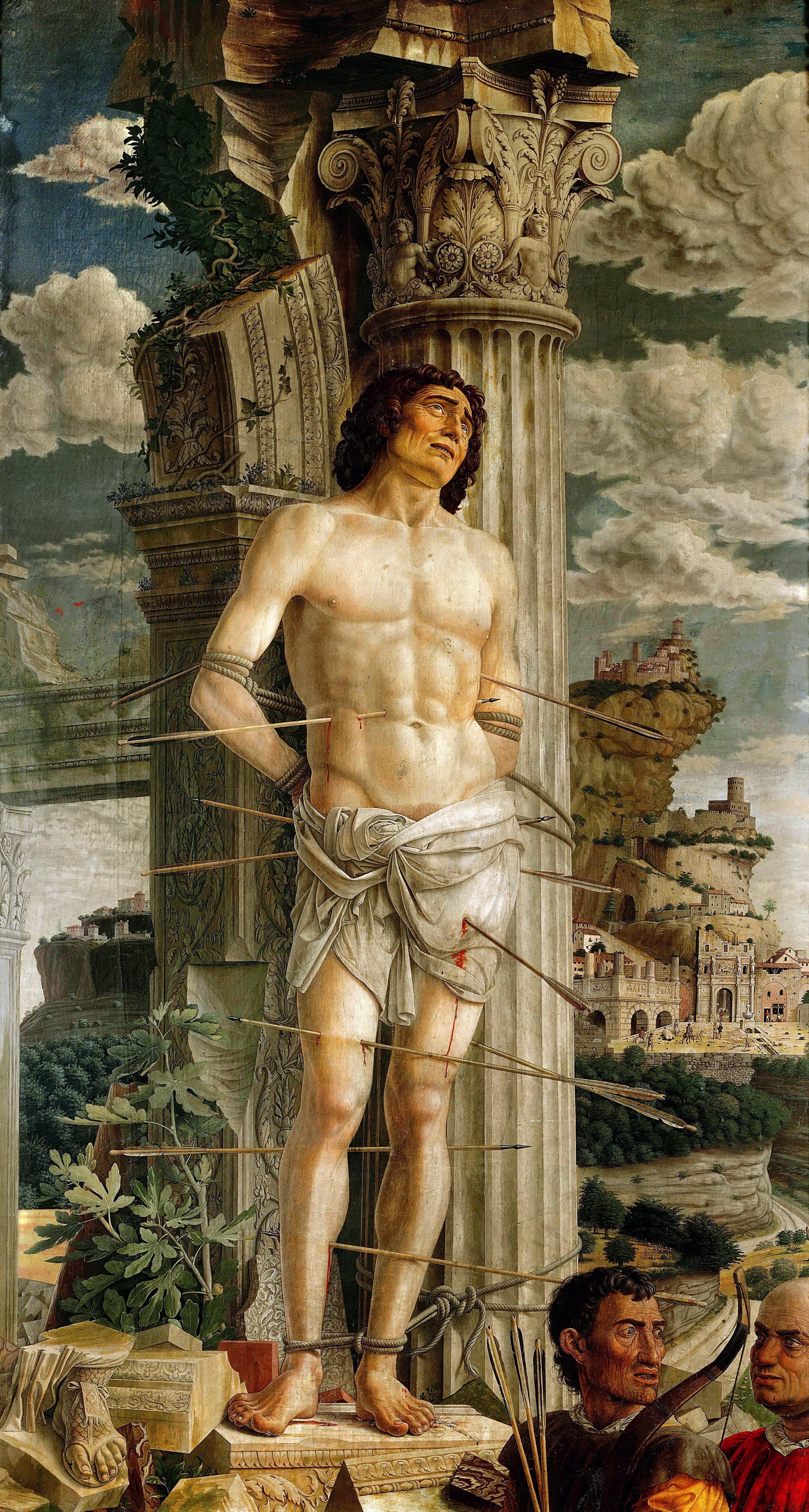 Martyrdom of Saint Sebastian by Andrea Mantegna