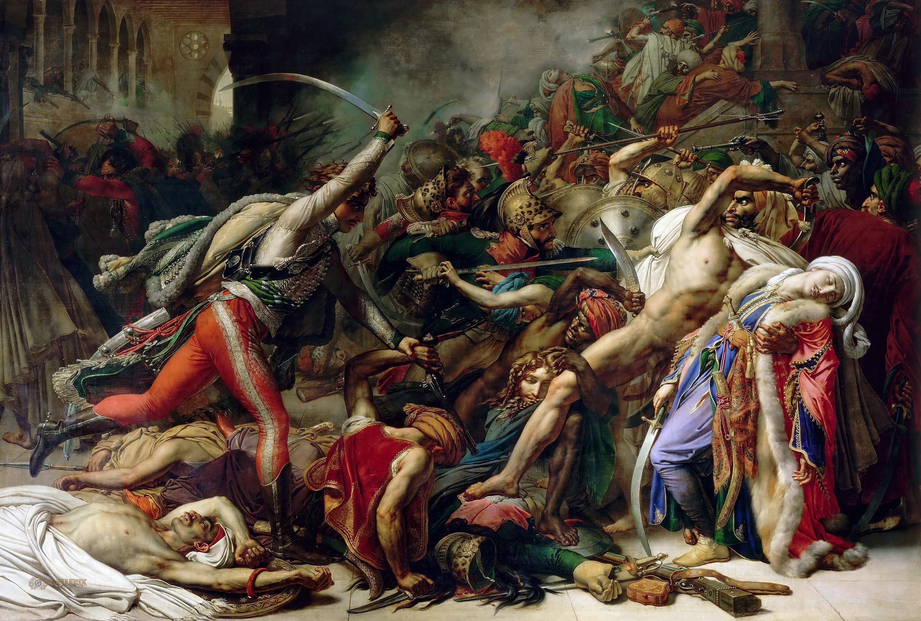 Revolt in Cairo on 21 October 1798 by Anne-Louis Girodet
