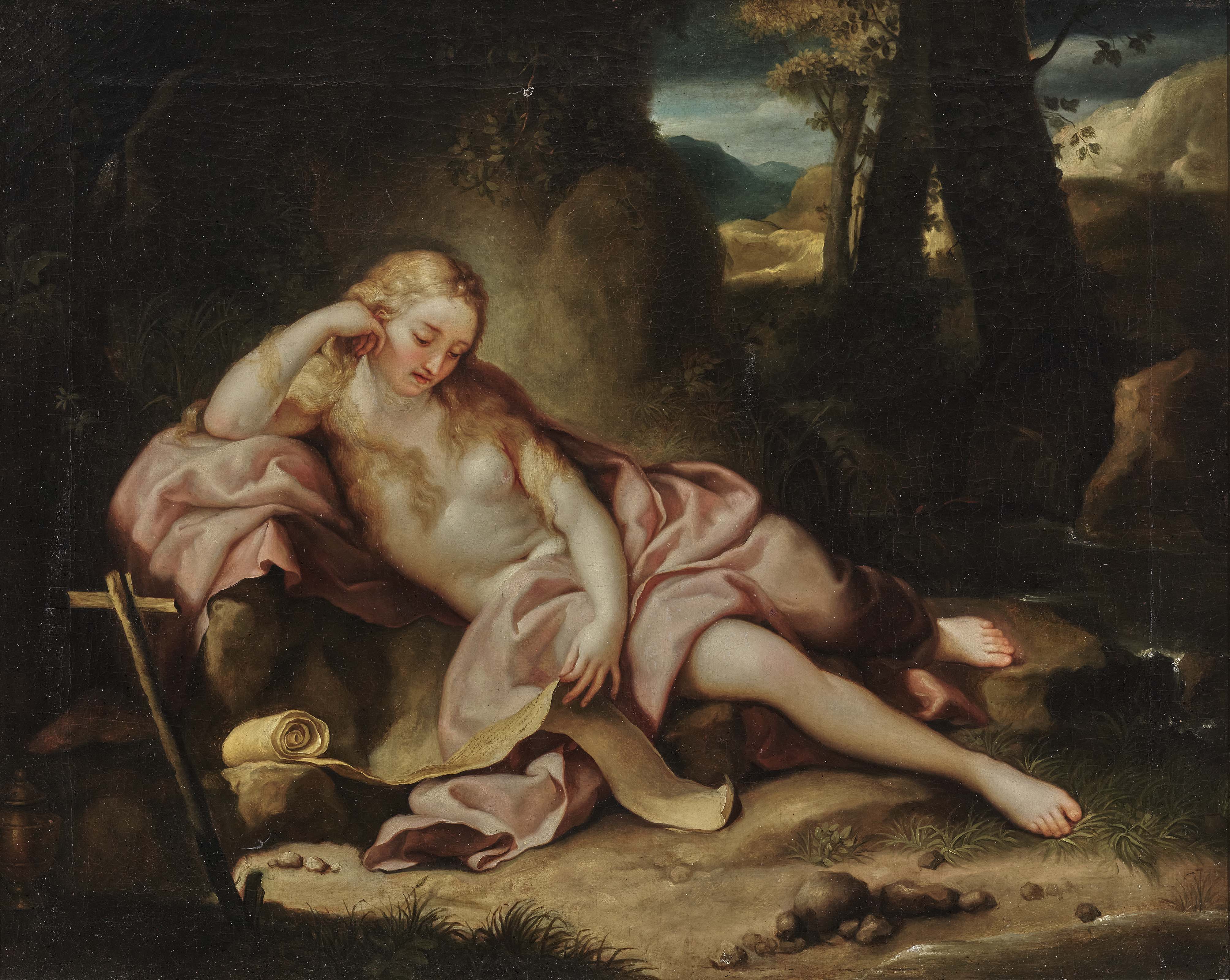 Saint Mary Magdalene Penitent by Anton Raphael Mengs