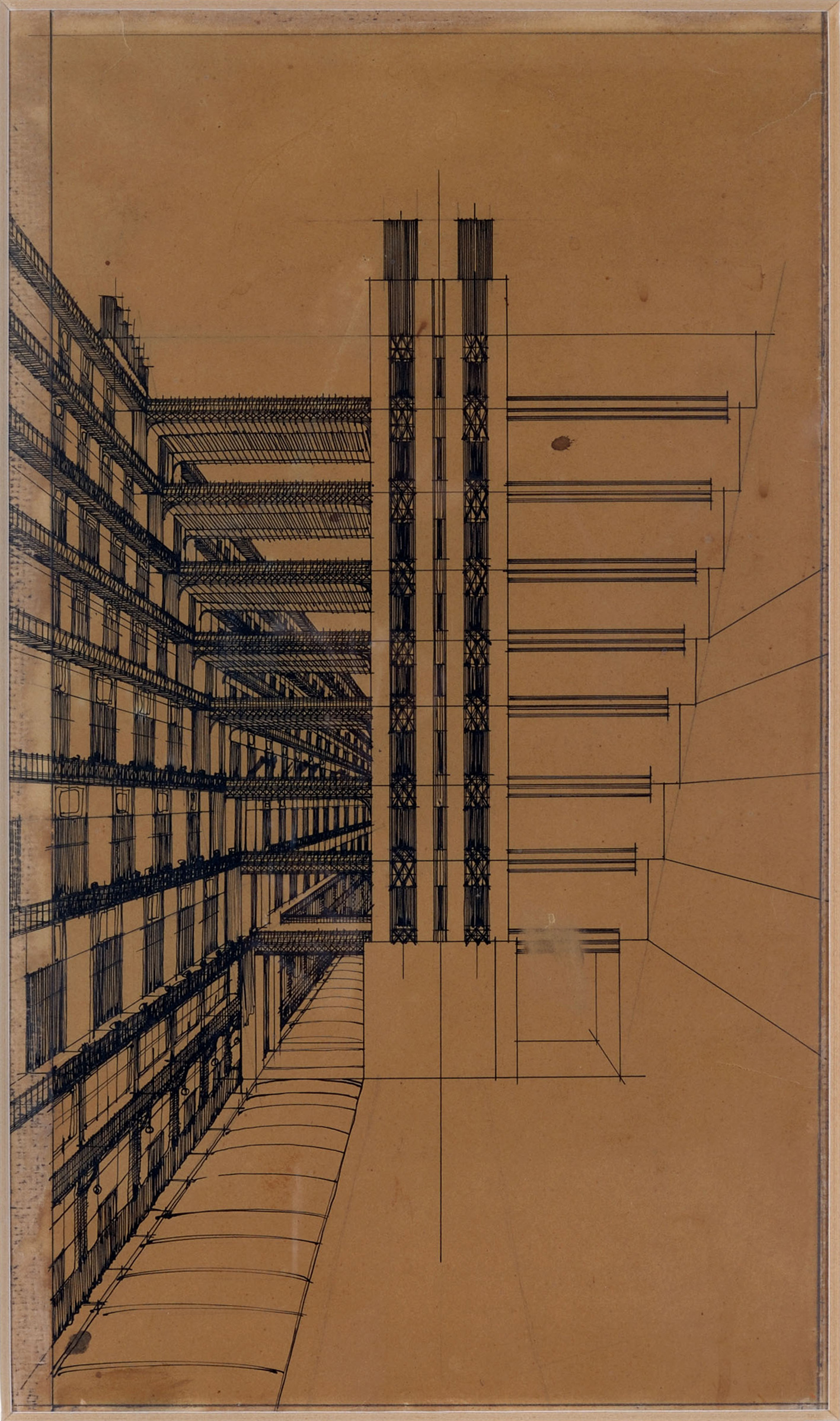The New City — House Staircasing by Antonio Sant'Elia