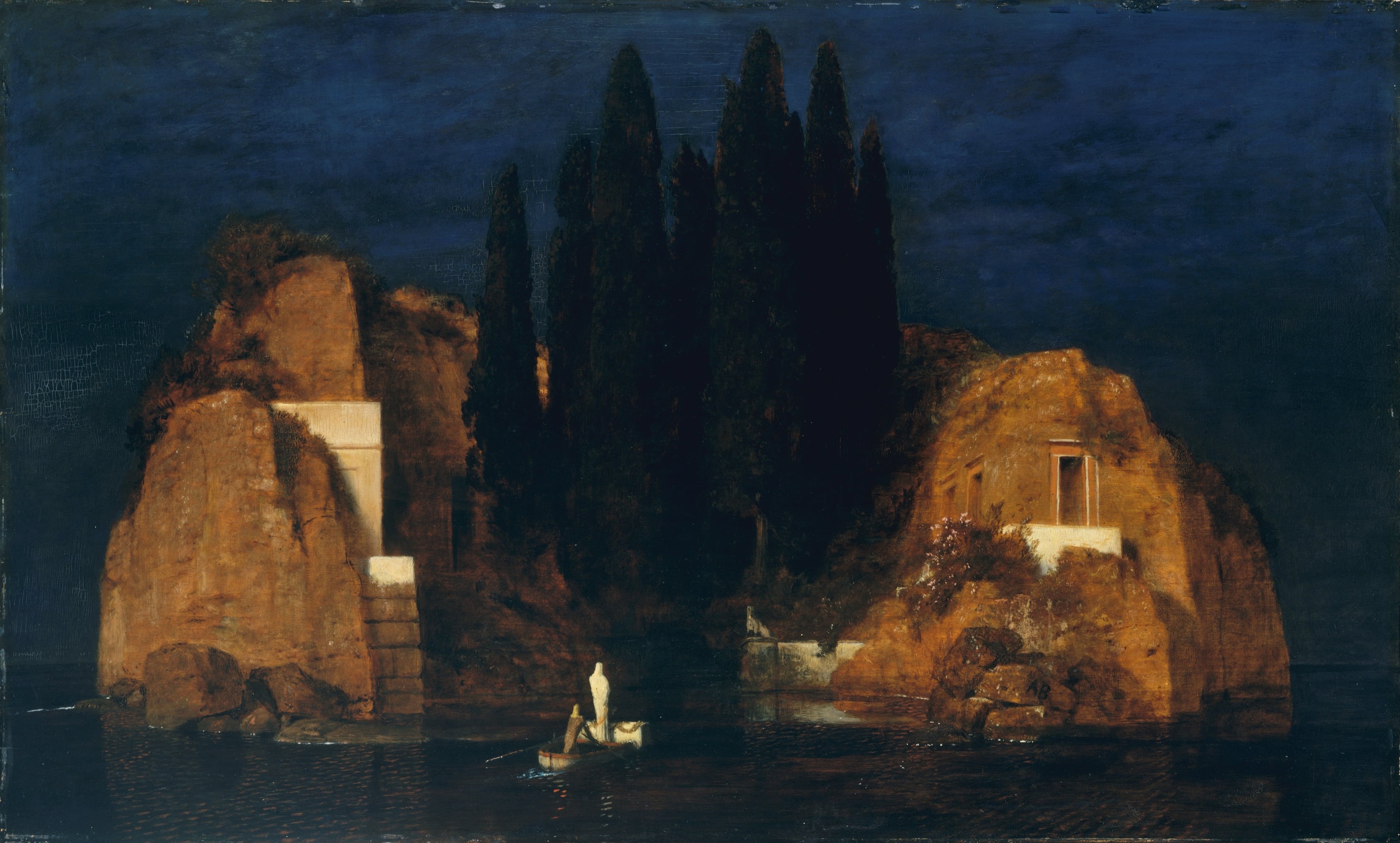 Isle of the Dead, 2nd Version by Arnold Böcklin