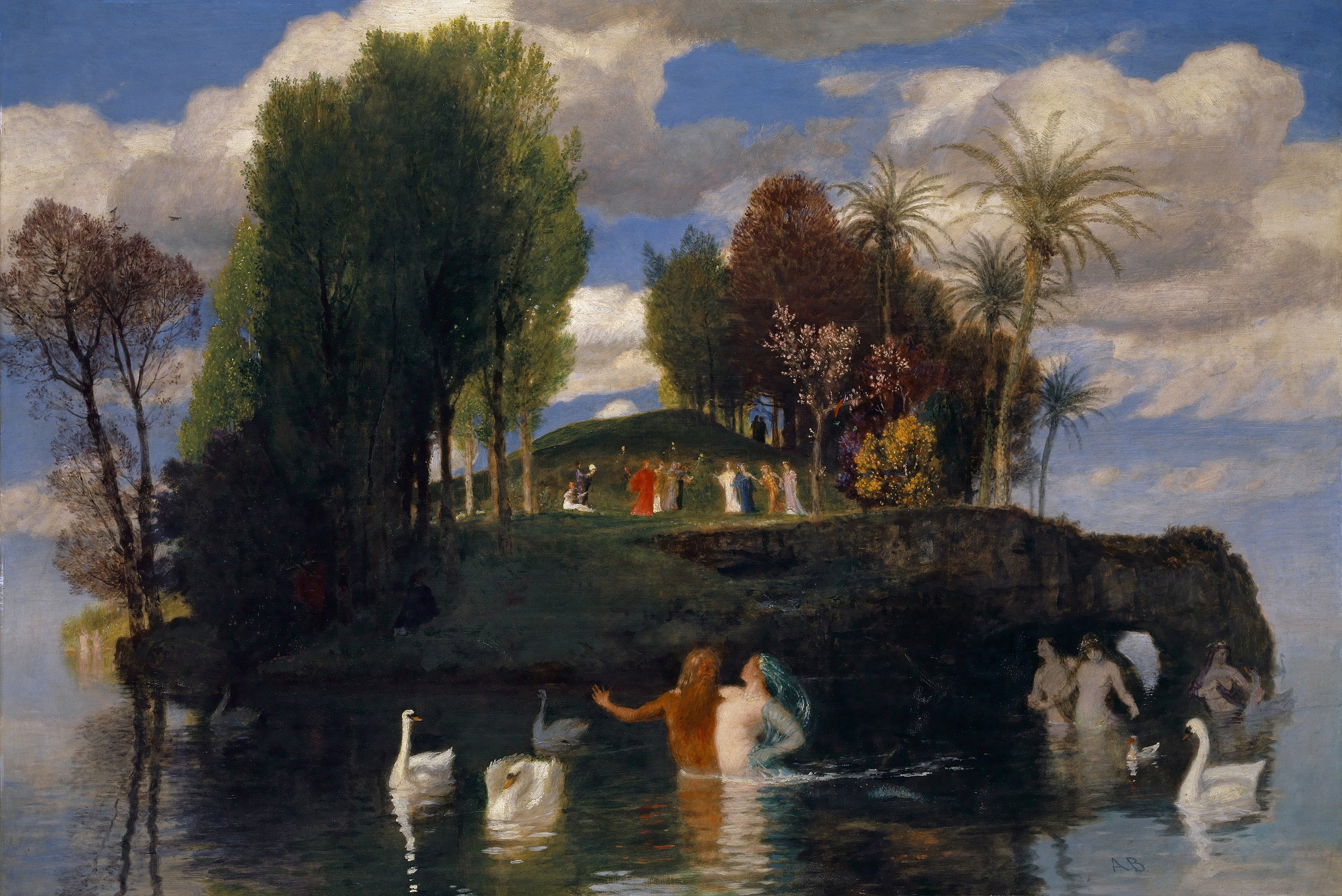 The Island of life by Arnold Böcklin