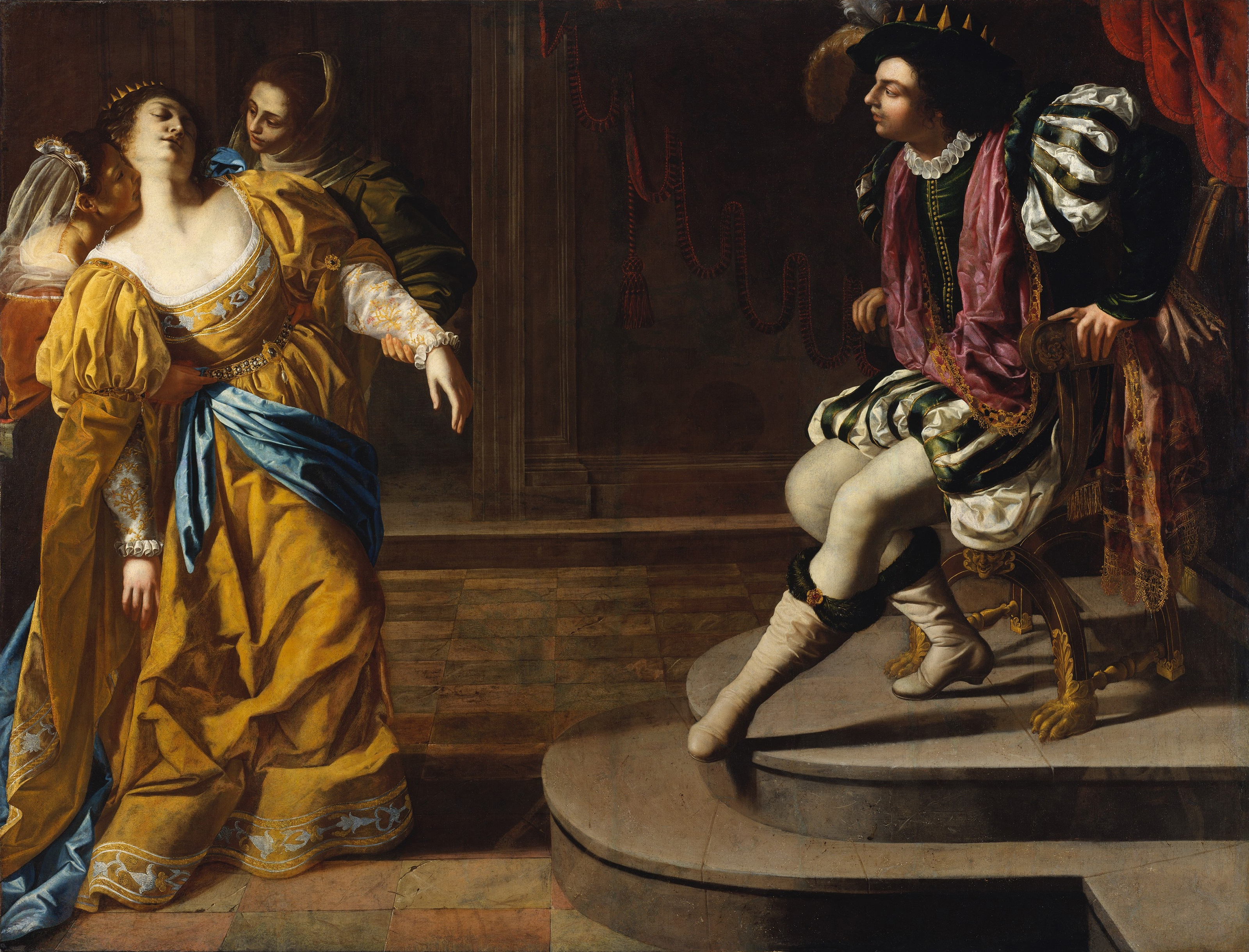 Esther before Ahasuerus by Artemisia Gentileschi