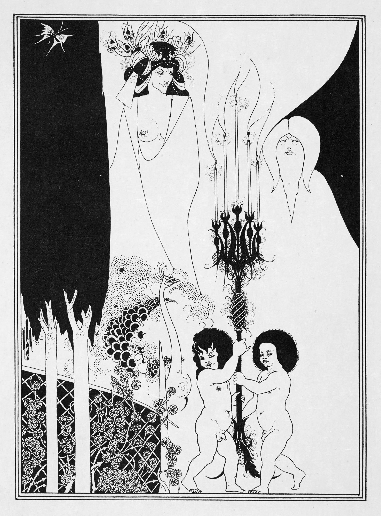 Salomé, Plate 10 by Aubrey Beardsley
