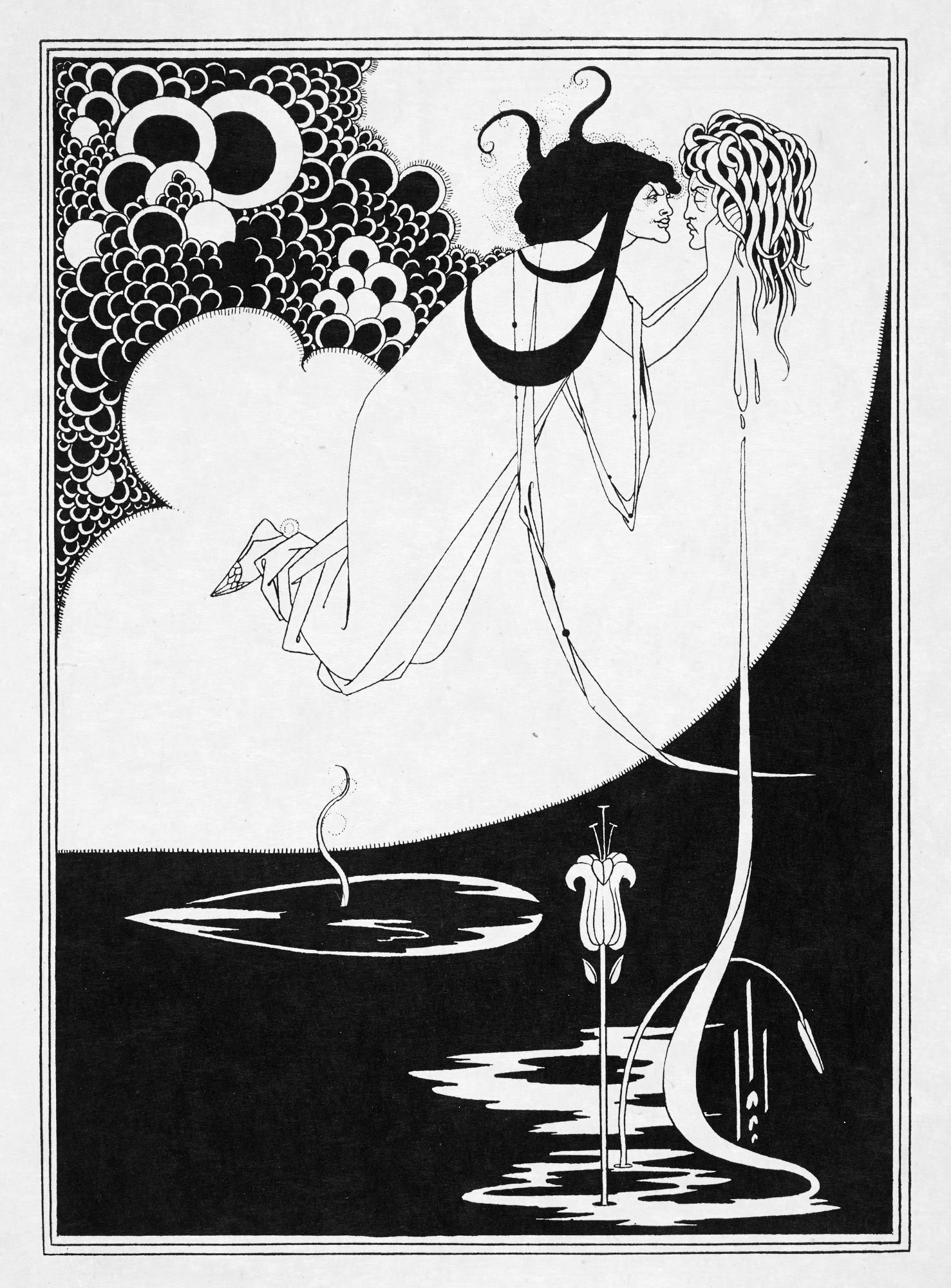 Salomé, Plate 15 by Aubrey Beardsley