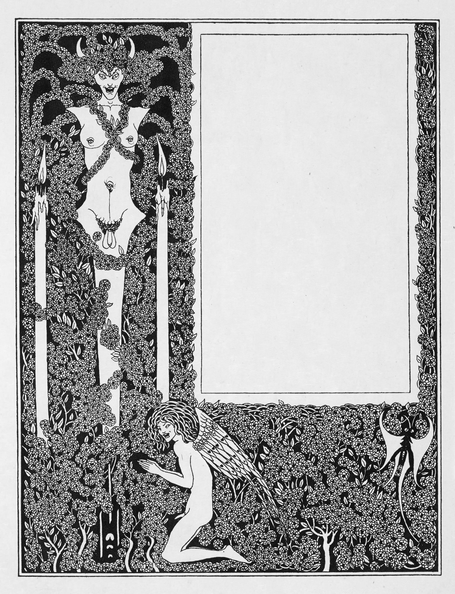 Salomé, Plate 2 by Aubrey Beardsley