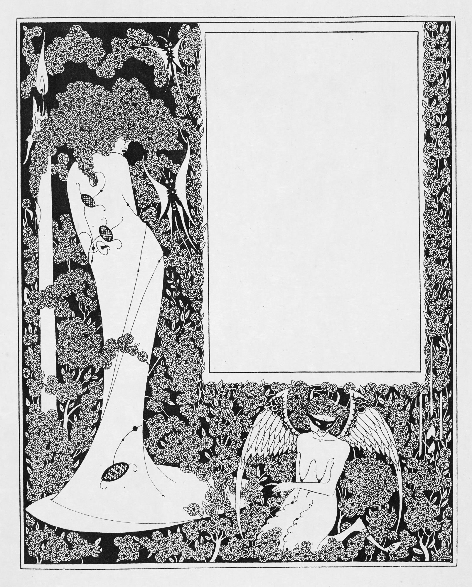 Salomé, Plate 4 by Aubrey Beardsley