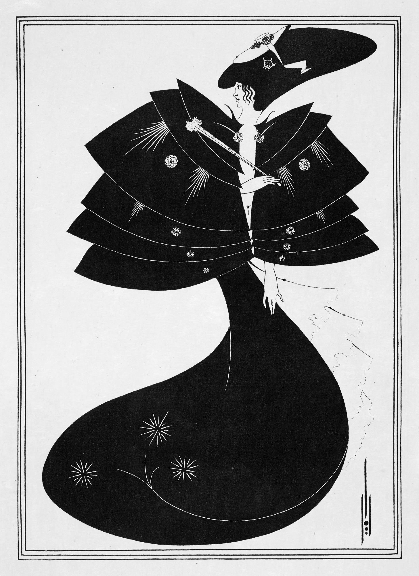 Salomé, Plate 6 by Aubrey Beardsley
