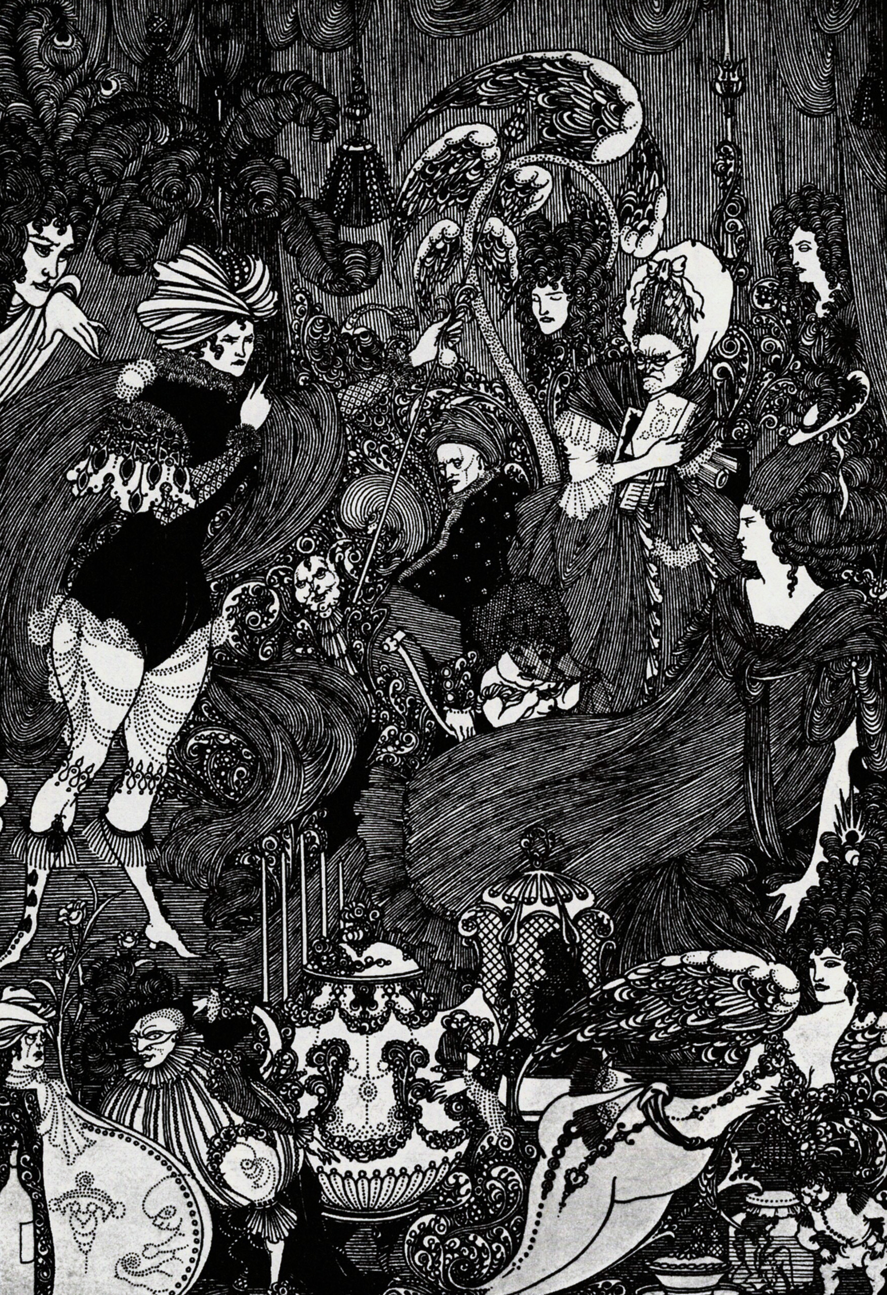 The Cave of Spleen by Aubrey Beardsley