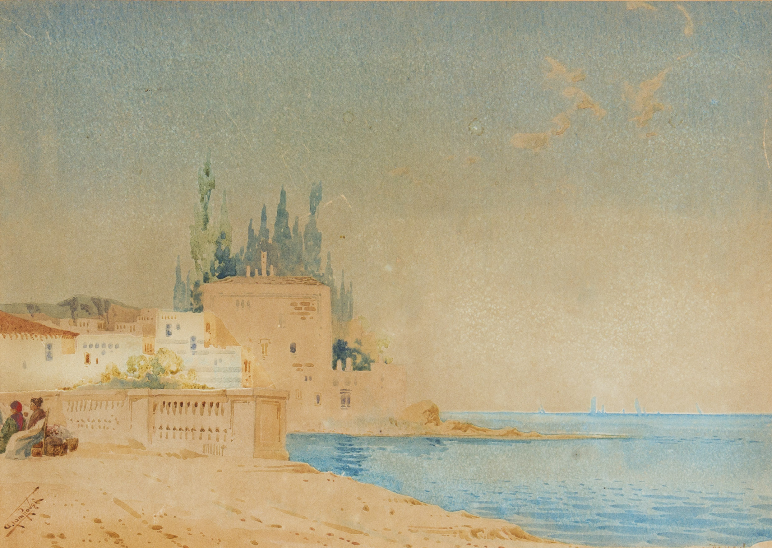 Coastline of the Isle of Gozo by Augustus Osborne Lamplough
