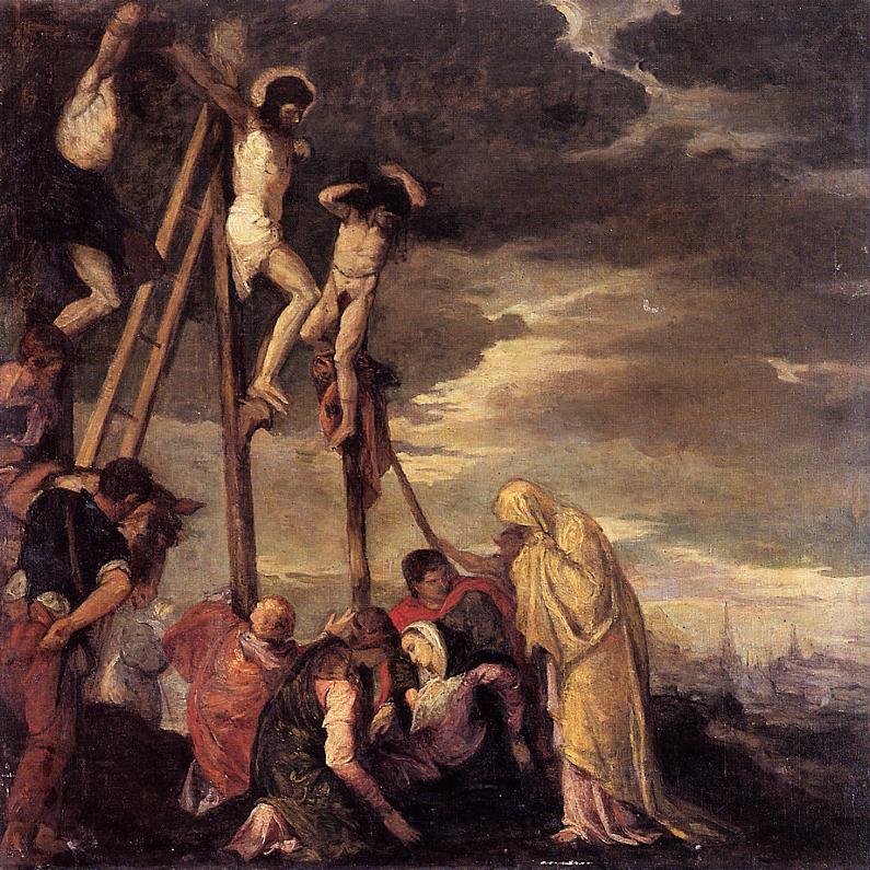 Calvary (After Veronese) by Berthe Morisot