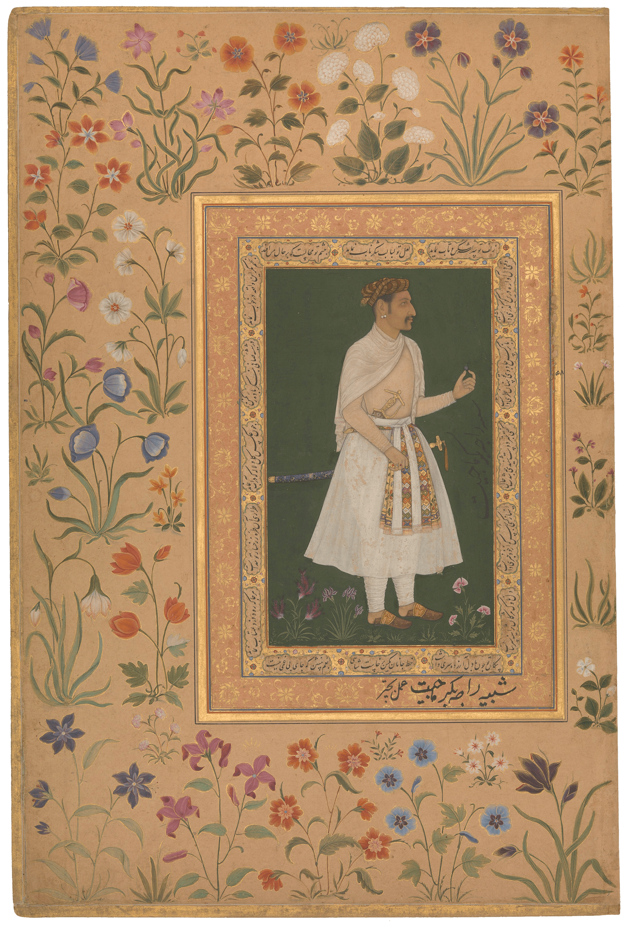 Portrait of Raja Bikramajit by Bichitr