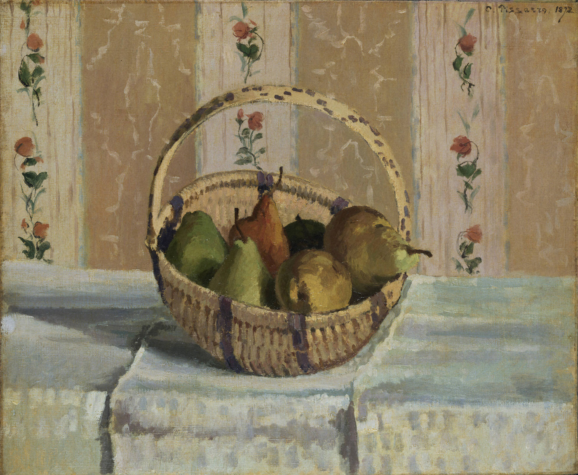 Still Life with Apples and Pears by Camille Pissarro