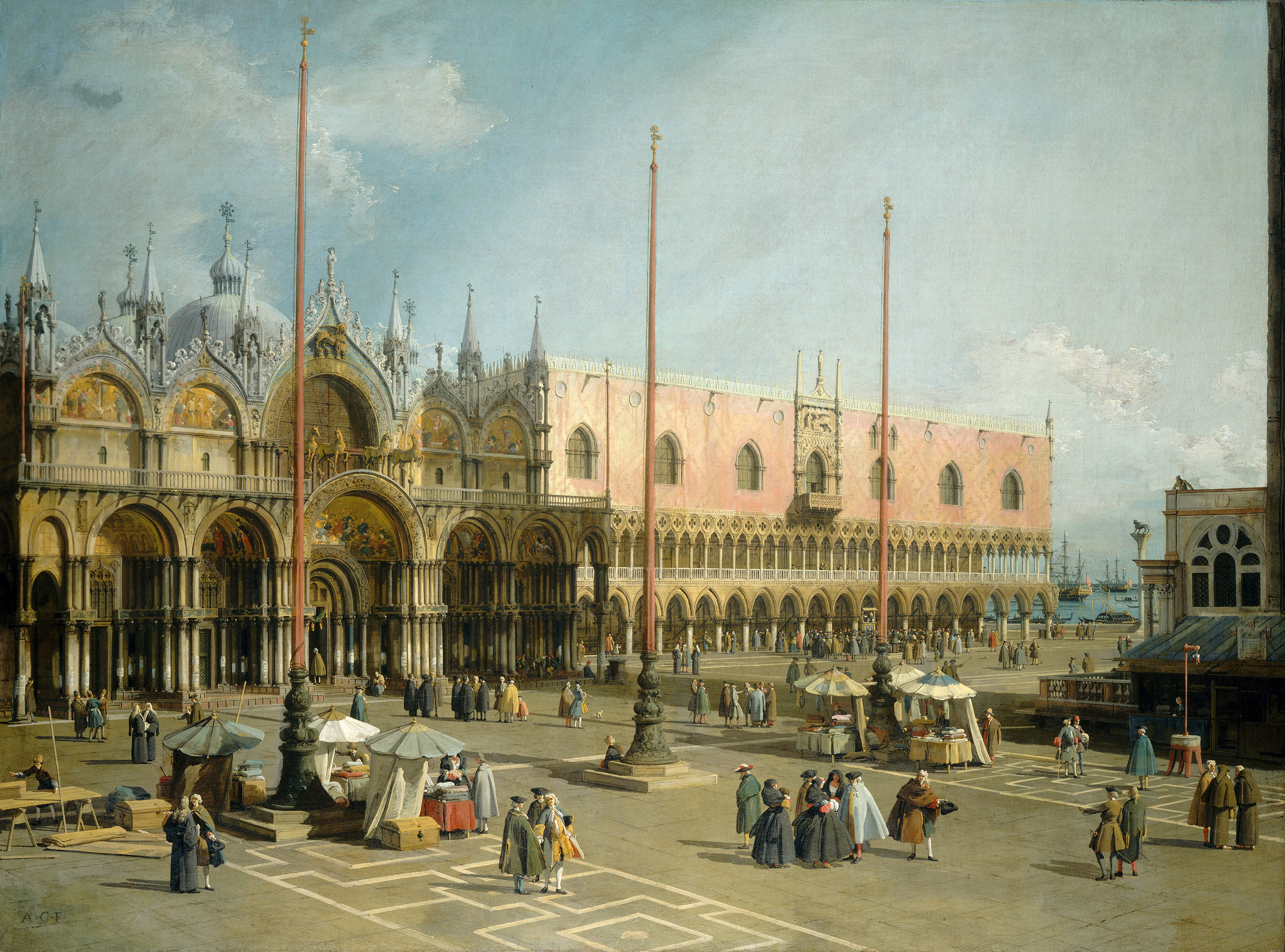 The Square of St Mark's, Venice by Canaletto