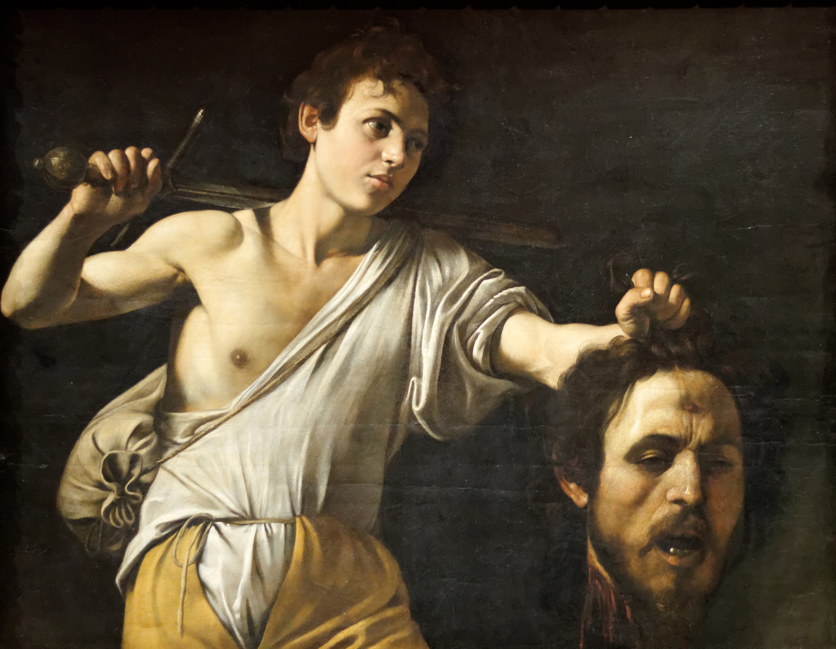David with the Head of Goliath (1607) by Caravaggio