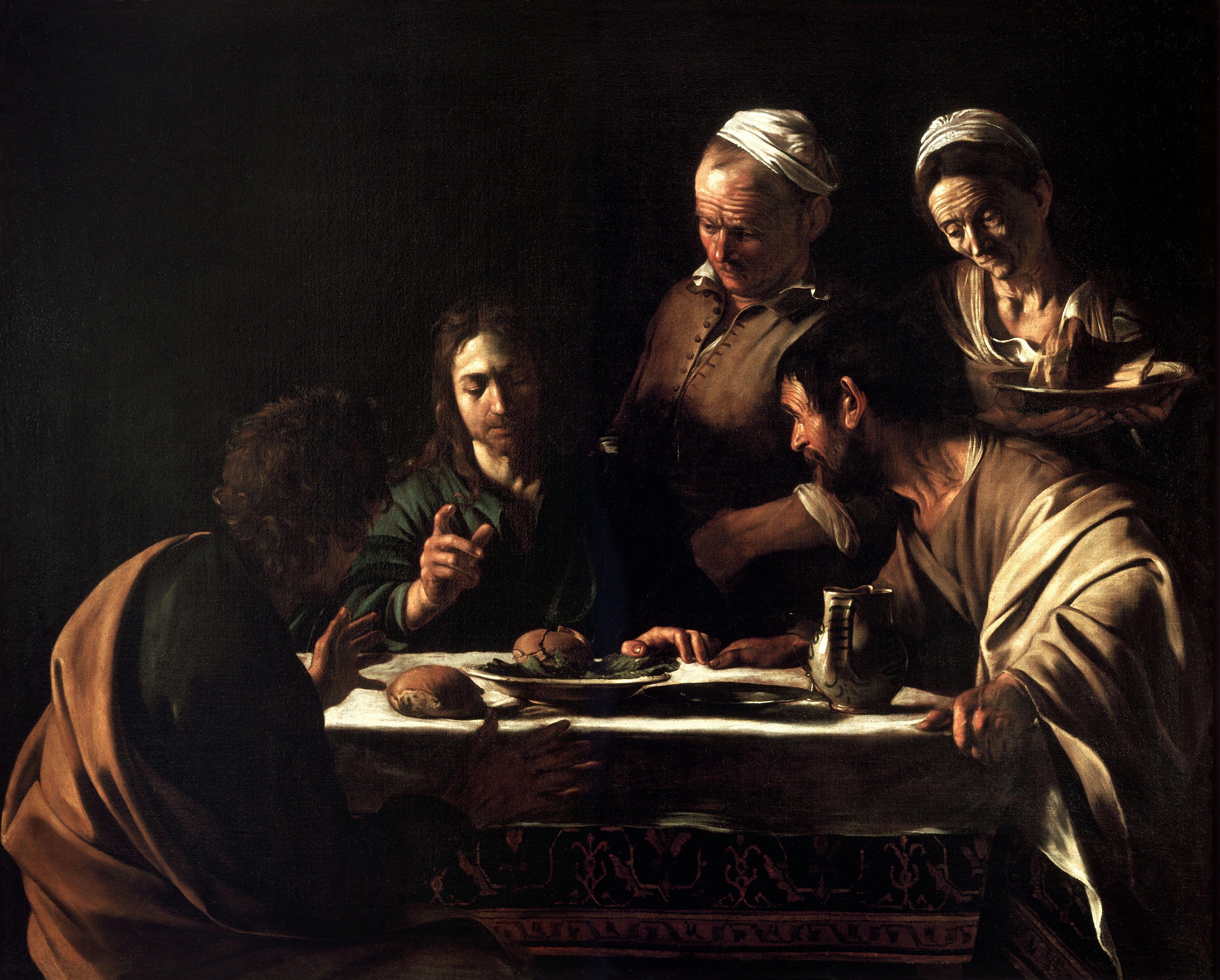 Supper at Emmaus (1606) by Caravaggio