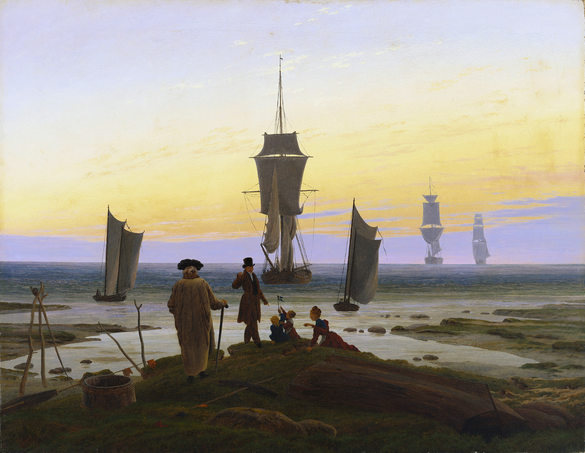 The Life Stages by Caspar David Friedrich