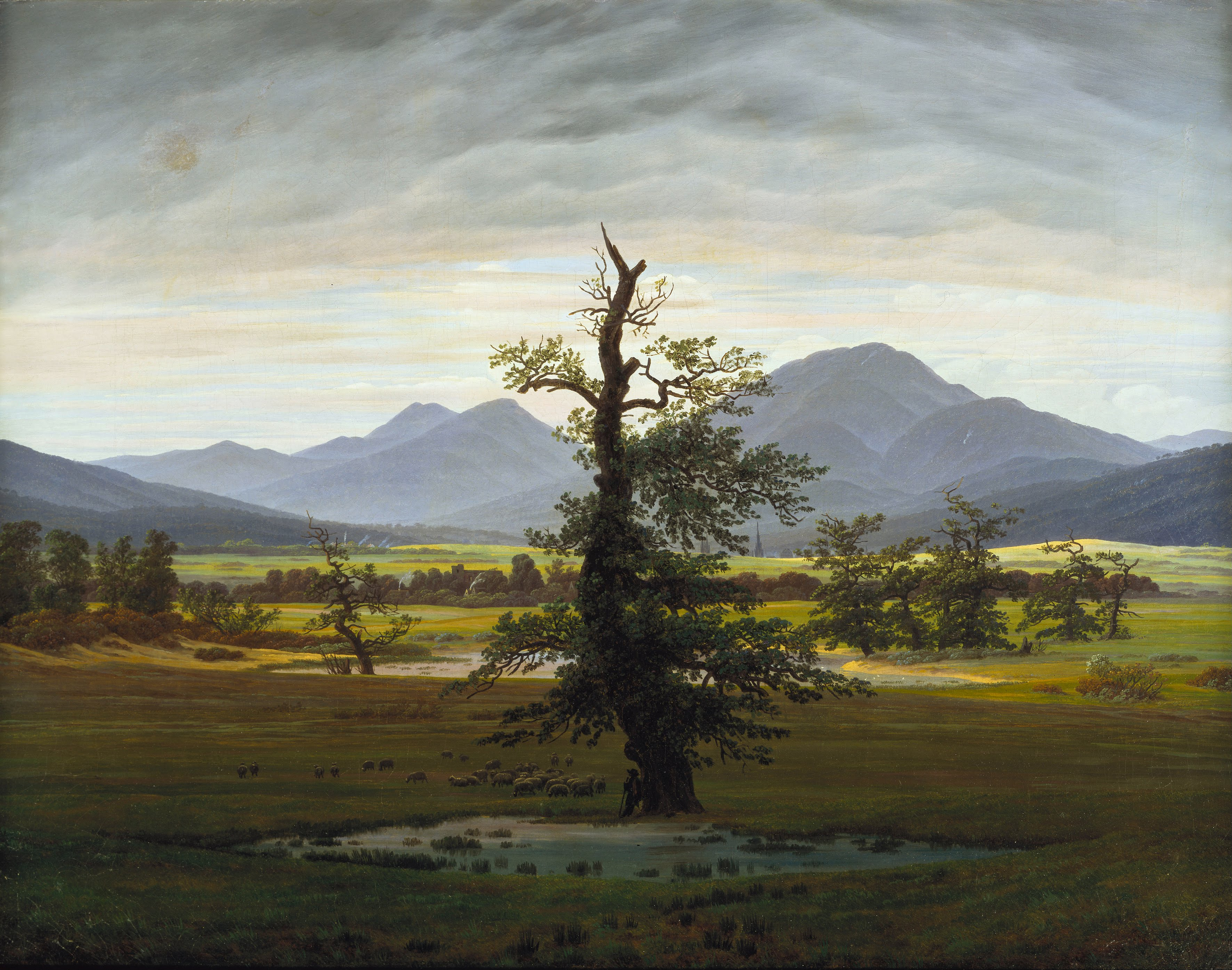 The Lone Tree by Caspar David Friedrich
