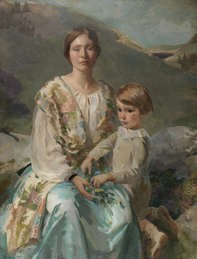 Mrs. James Blathwaite Drinker and Her Son by Cecilia Beaux