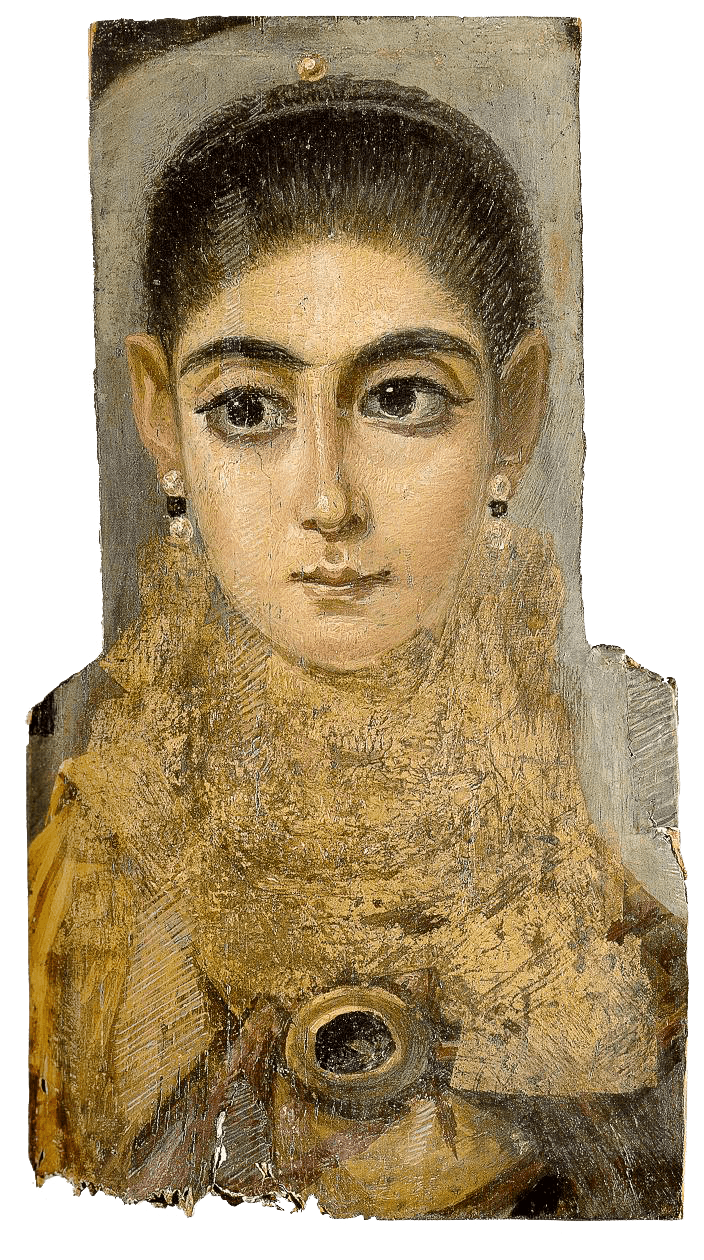 Portrait of a Young Woman by Coptic Art