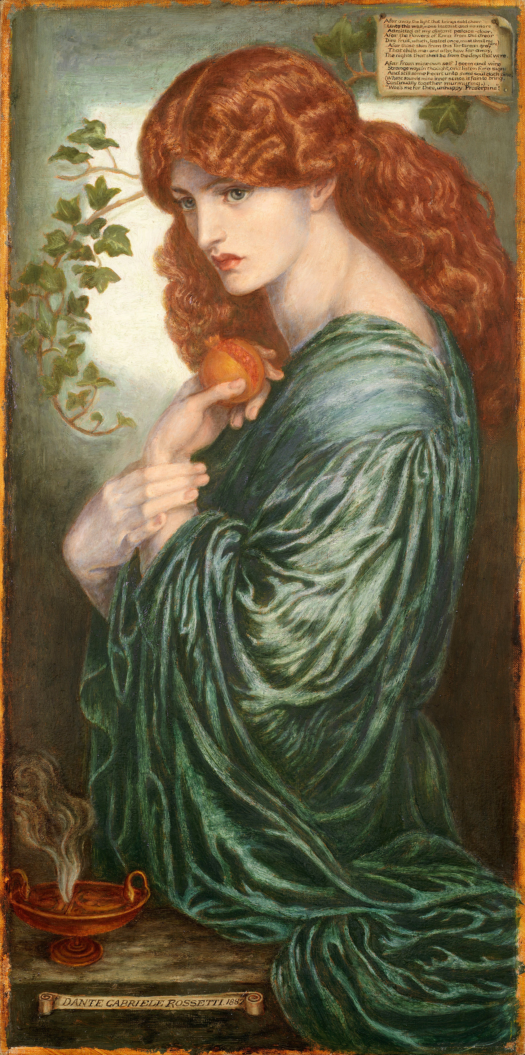 Proserpine by Dante Gabriel Rossetti