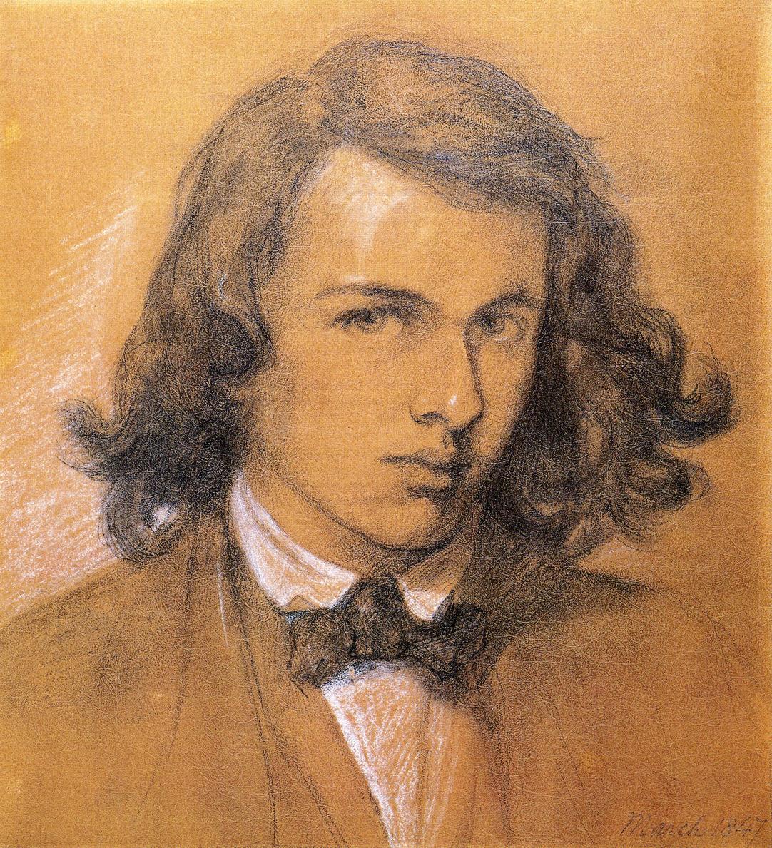 Self Portrait by Dante Gabriel Rossetti
