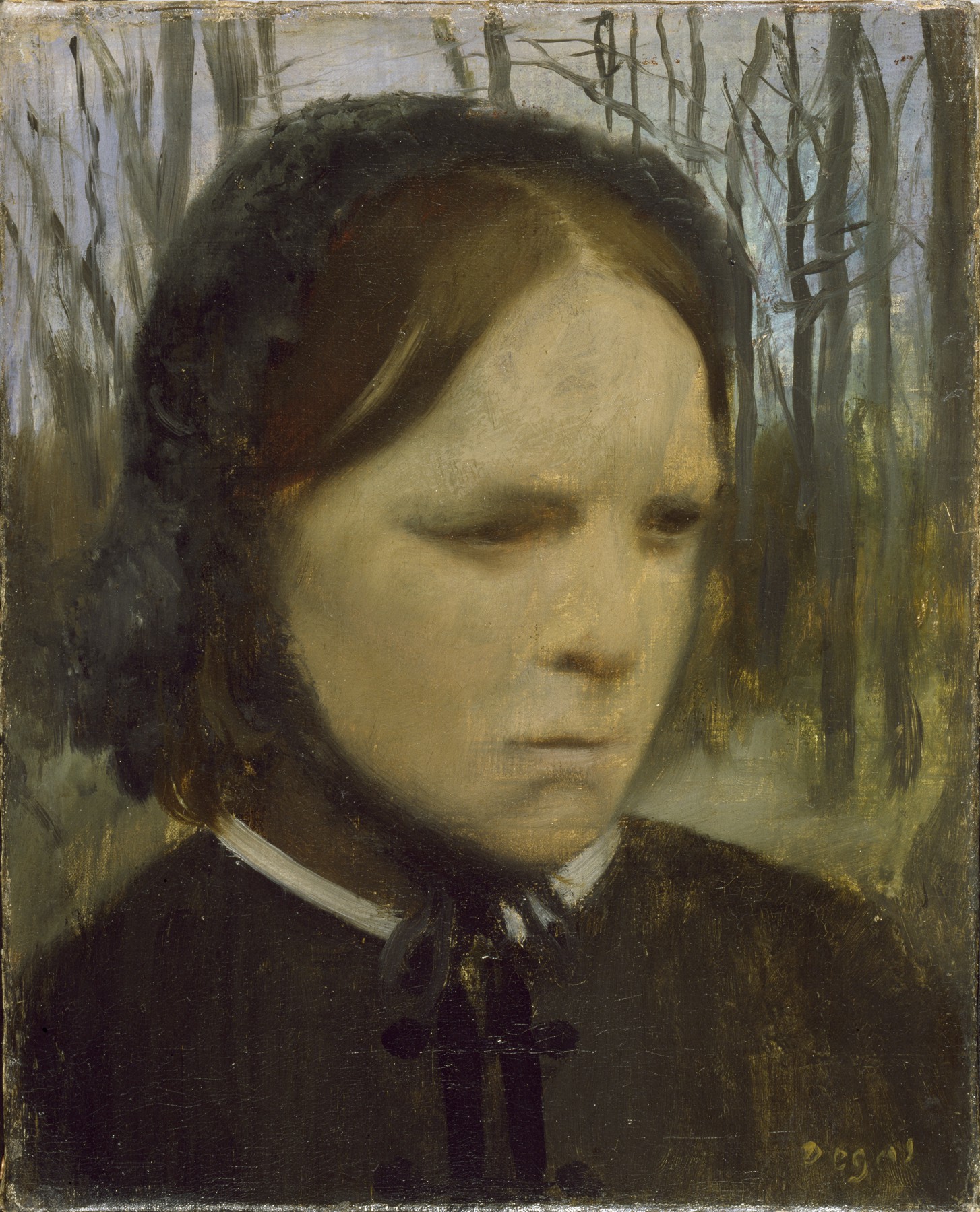 Portrait of Estelle Balfour by Edgar Degas