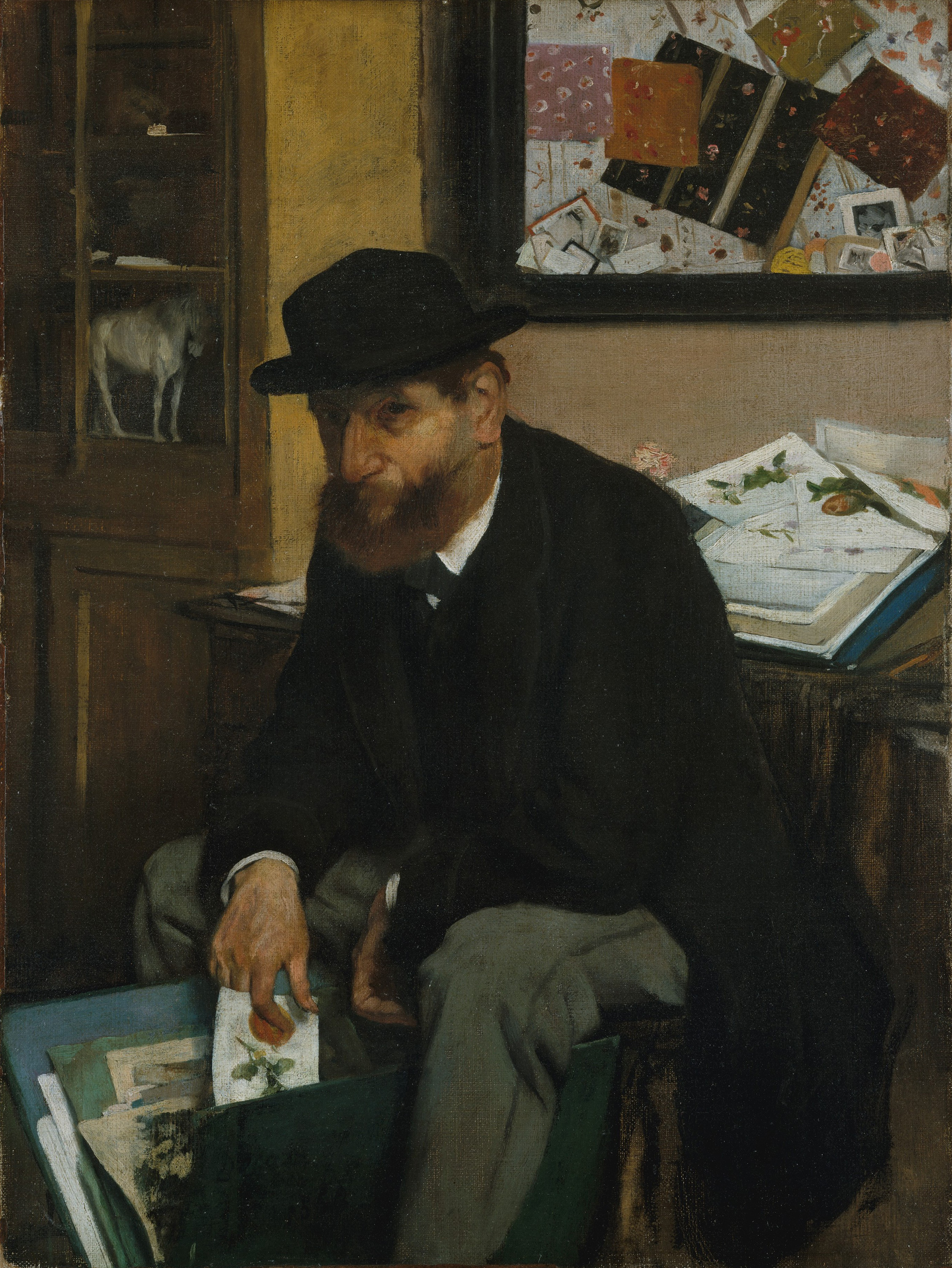 The Collector of Prints by Edgar Degas