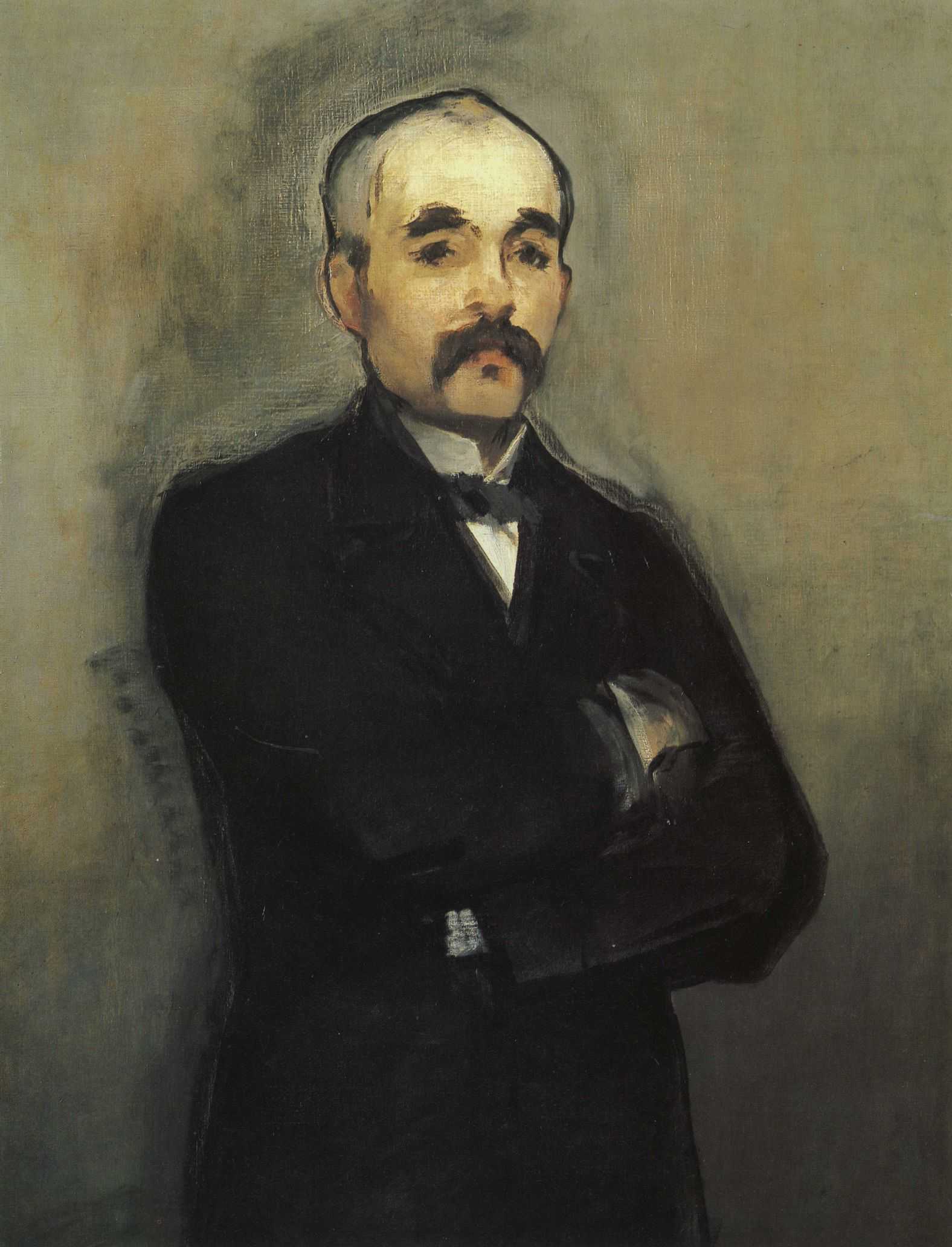 Portrait of George Clemeceau by Édouard Manet
