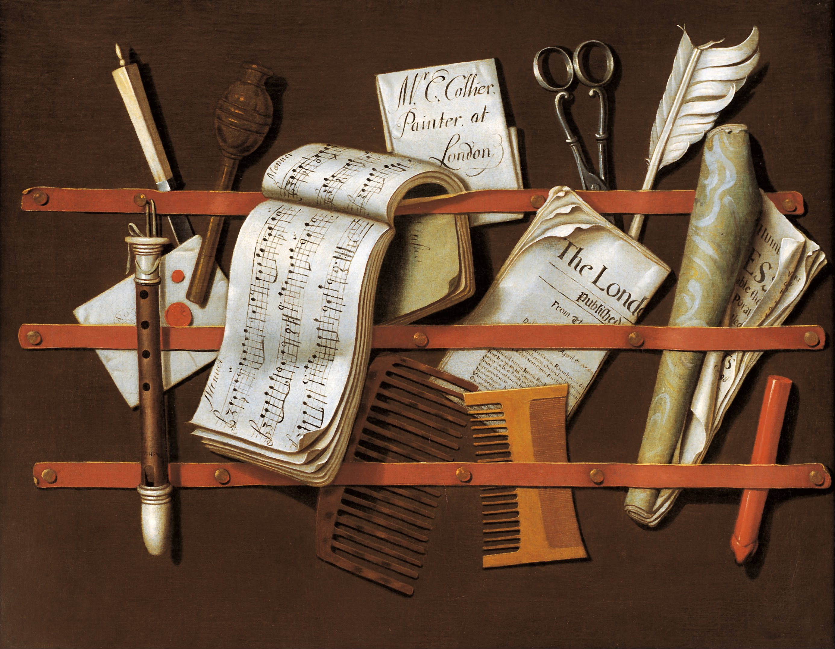 Letter rack by Edwaert Collier