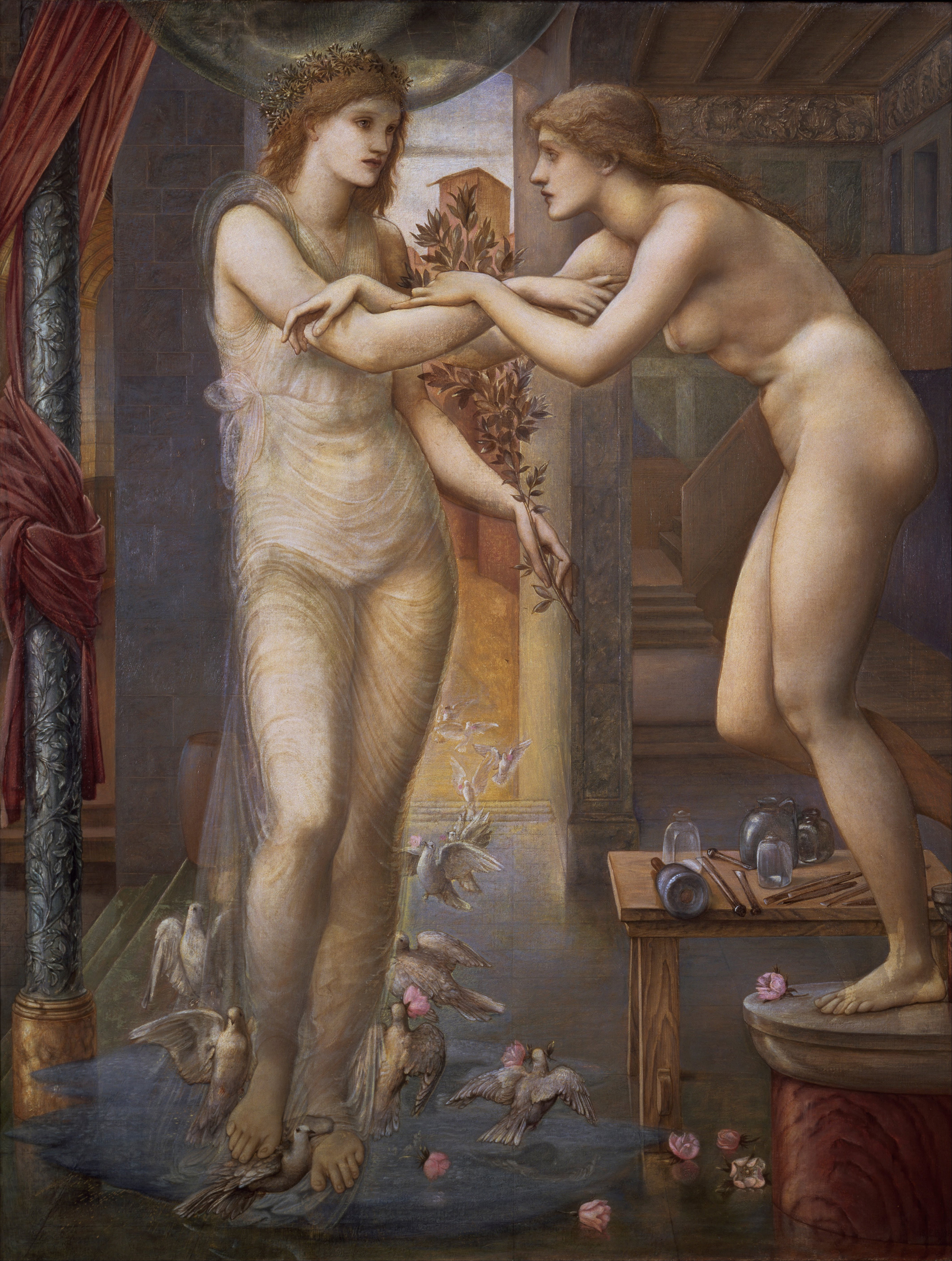Pygmalion and the Image — The Godhead Fires by Edward Burne-Jones