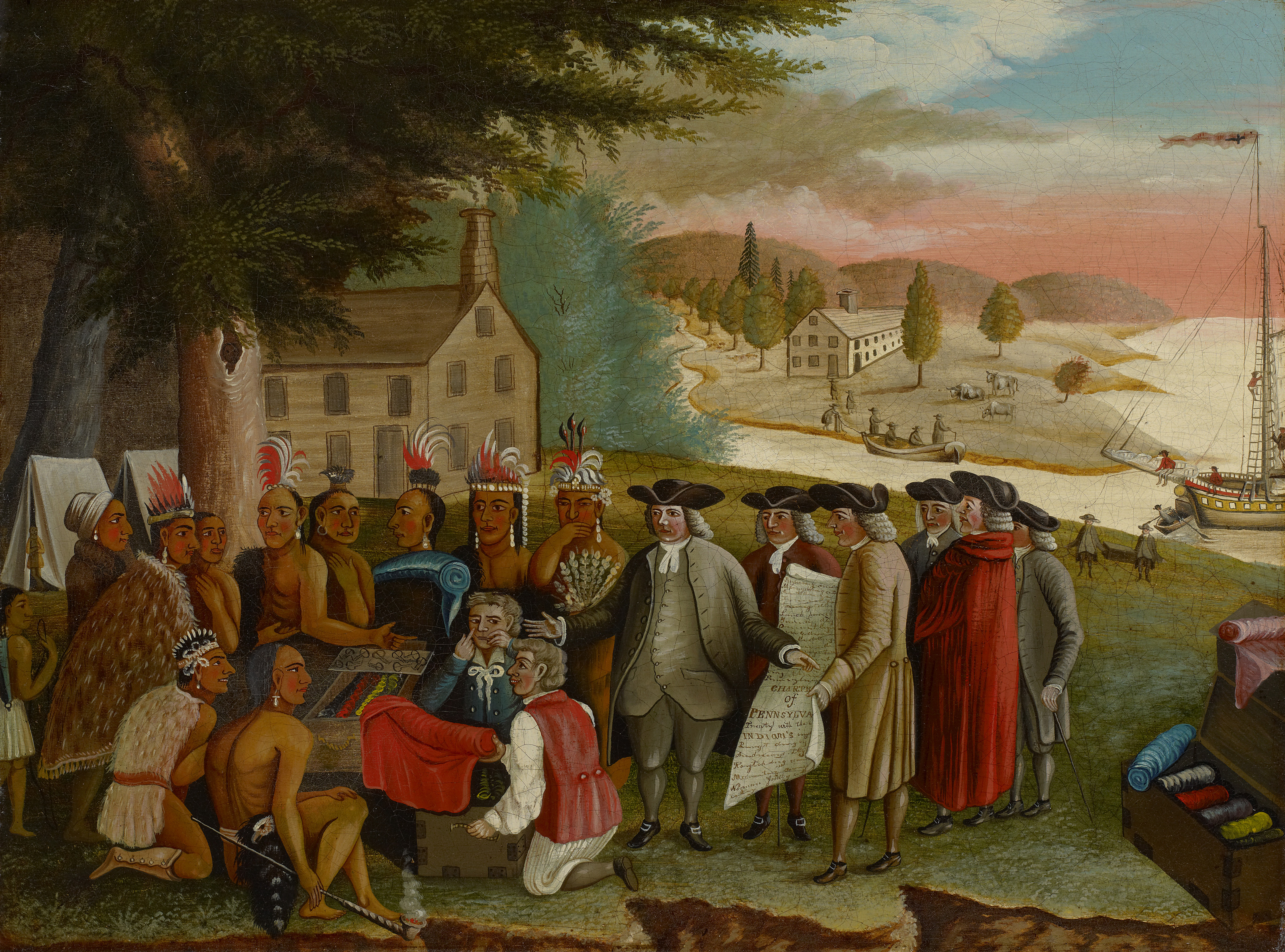 Penn's Treaty with the Indians by Edward Hicks