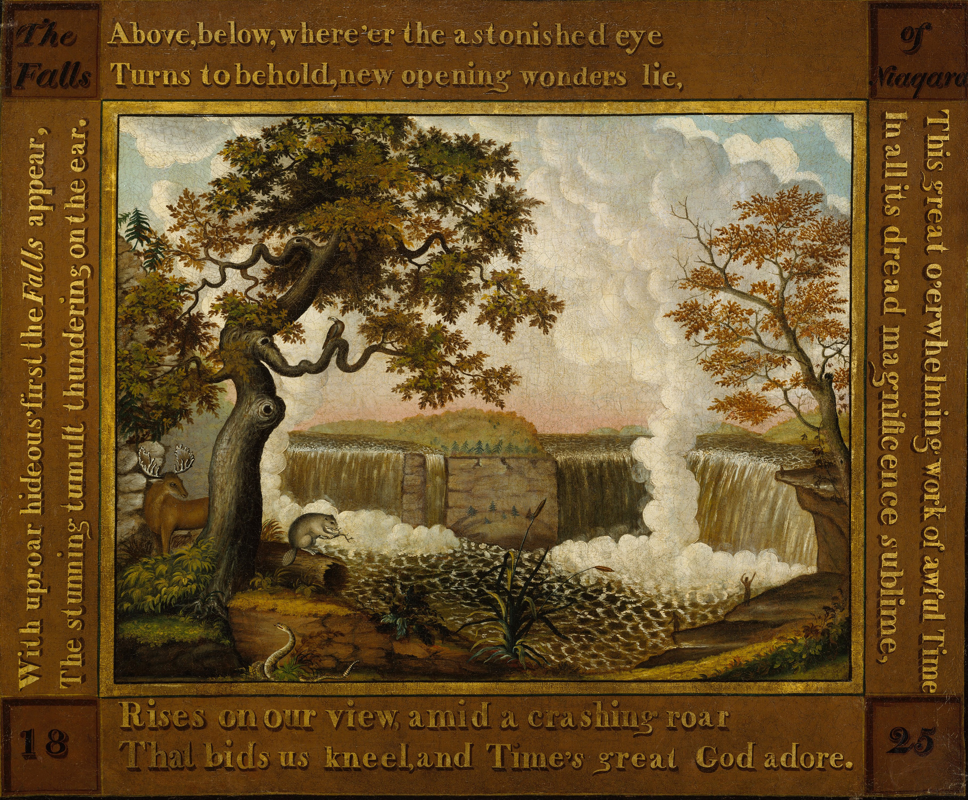 The Falls of Niagara by Edward Hicks