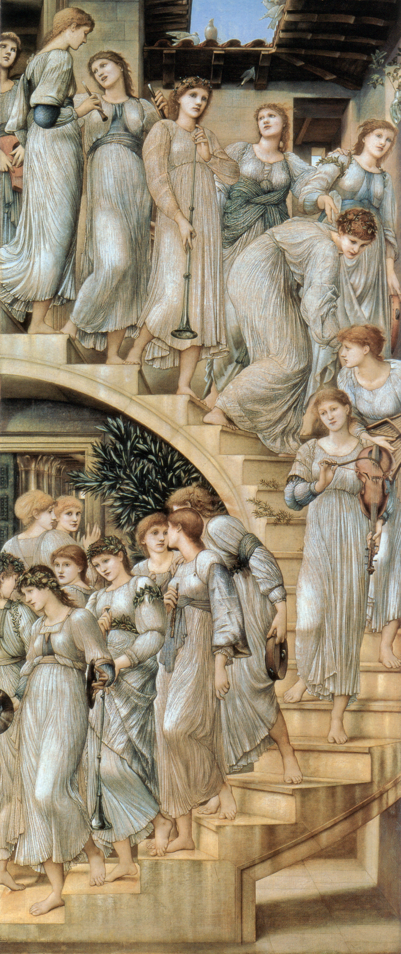 The Golden Stairs by Edward Burne-Jones
