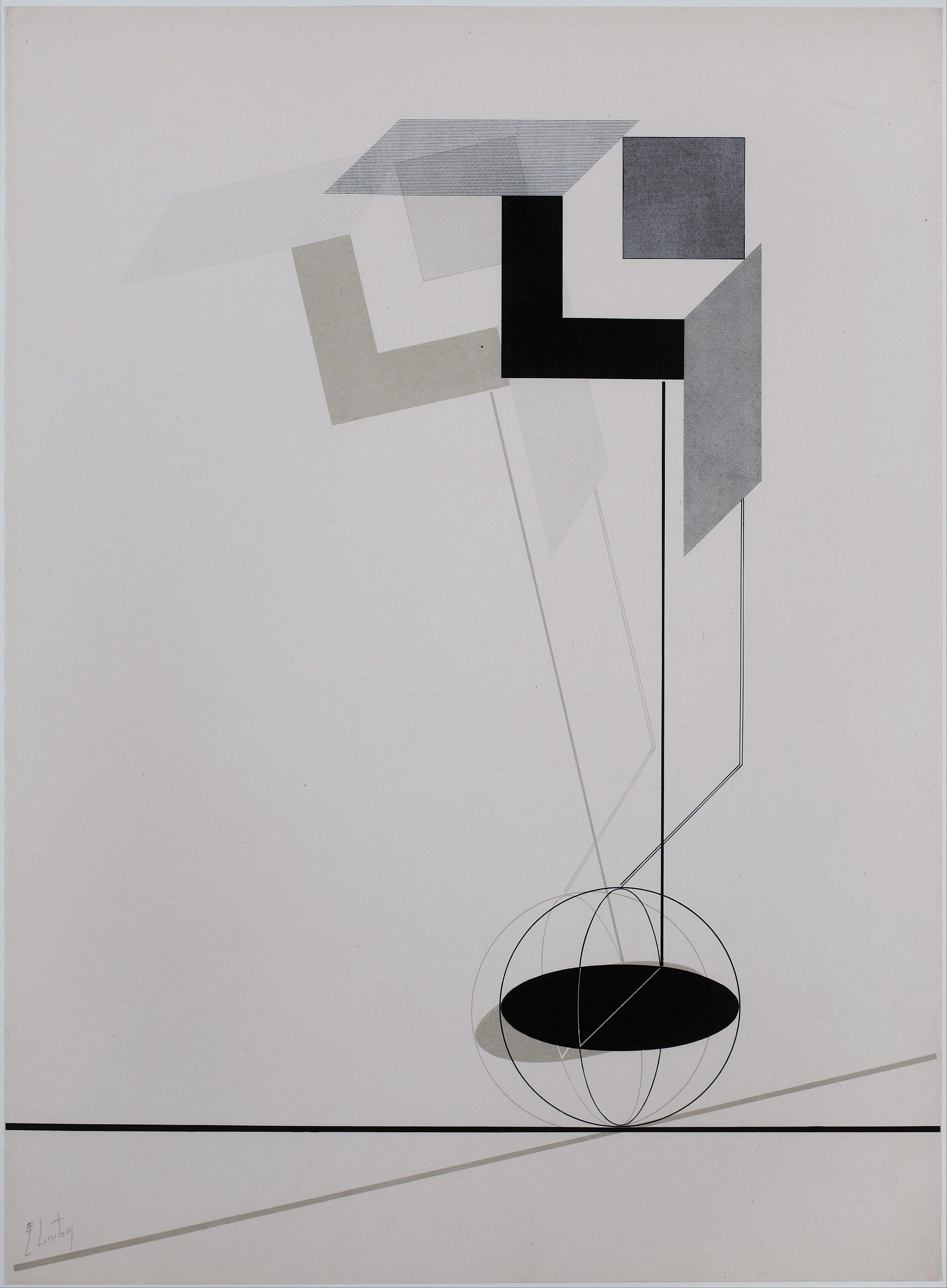 Kestner Portfolio, Proun 2 by El Lissitzky