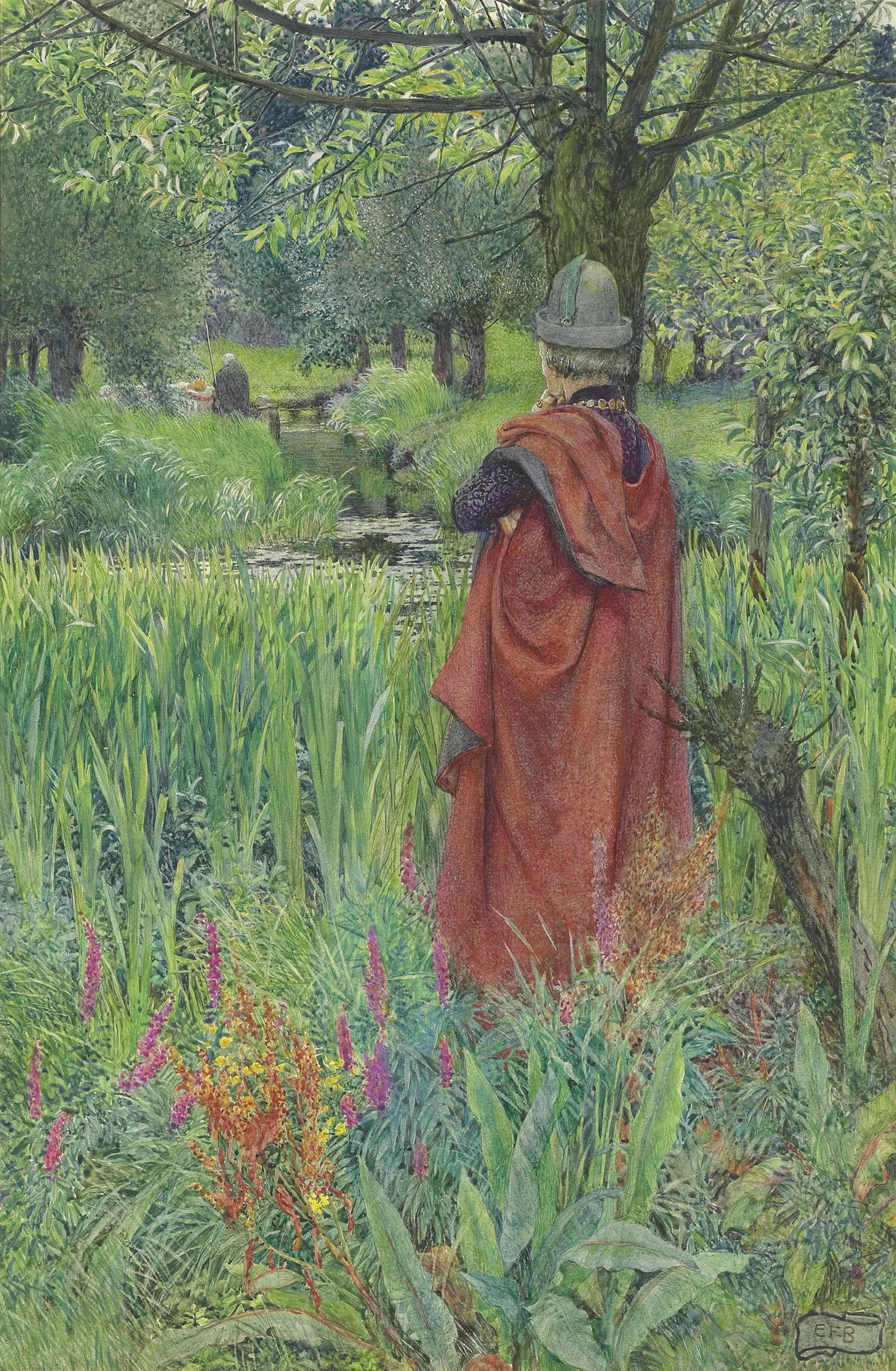 Idylls of the King: Farewell, fair Lily by Eleanor Fortescue-Brickdale